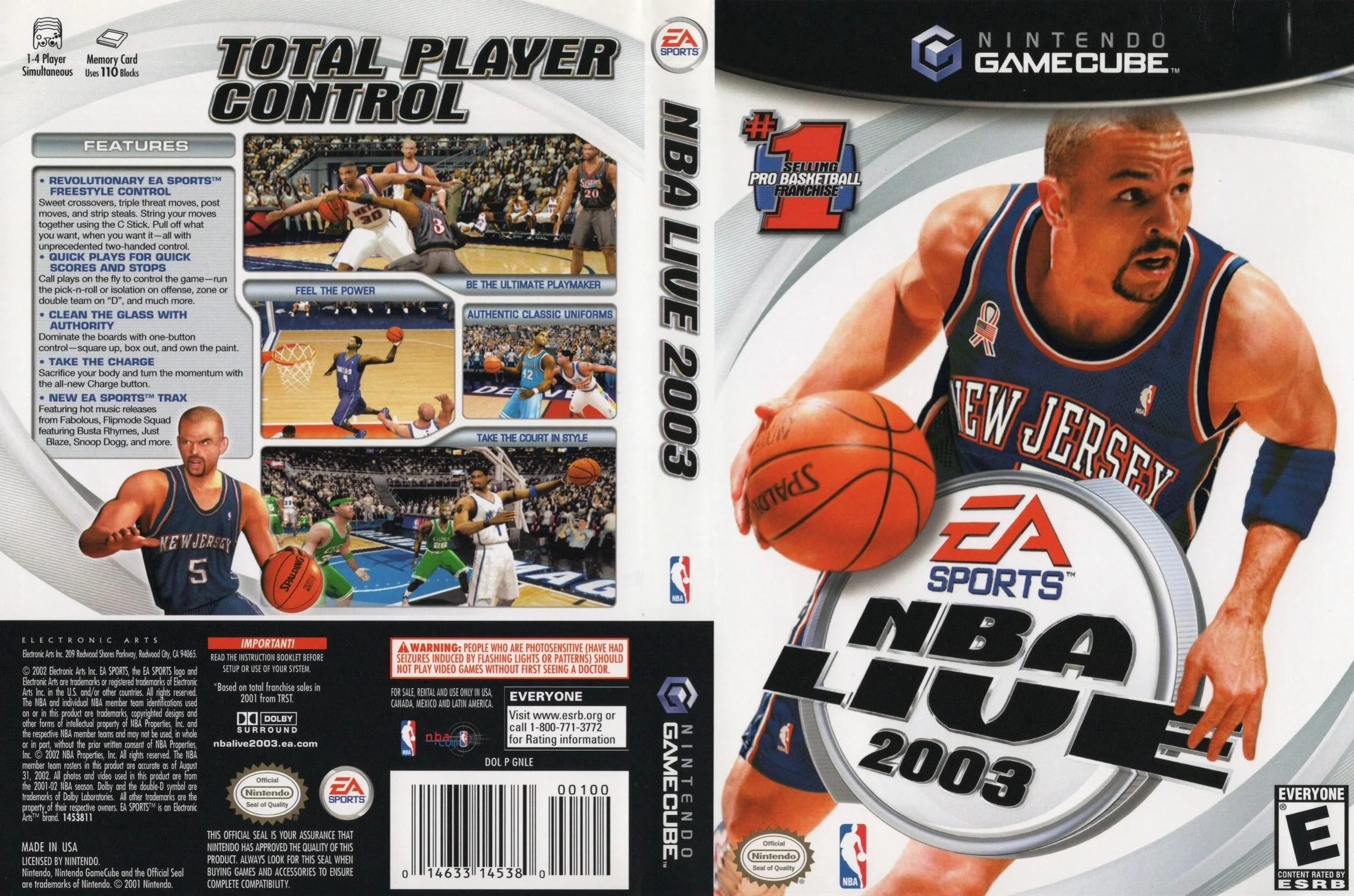NBA Live 2003 (GameCube) developed by EA Canada and published by EA Sports

#nbalive #easports #nintendogamecube #nintendogames #videogamecollection