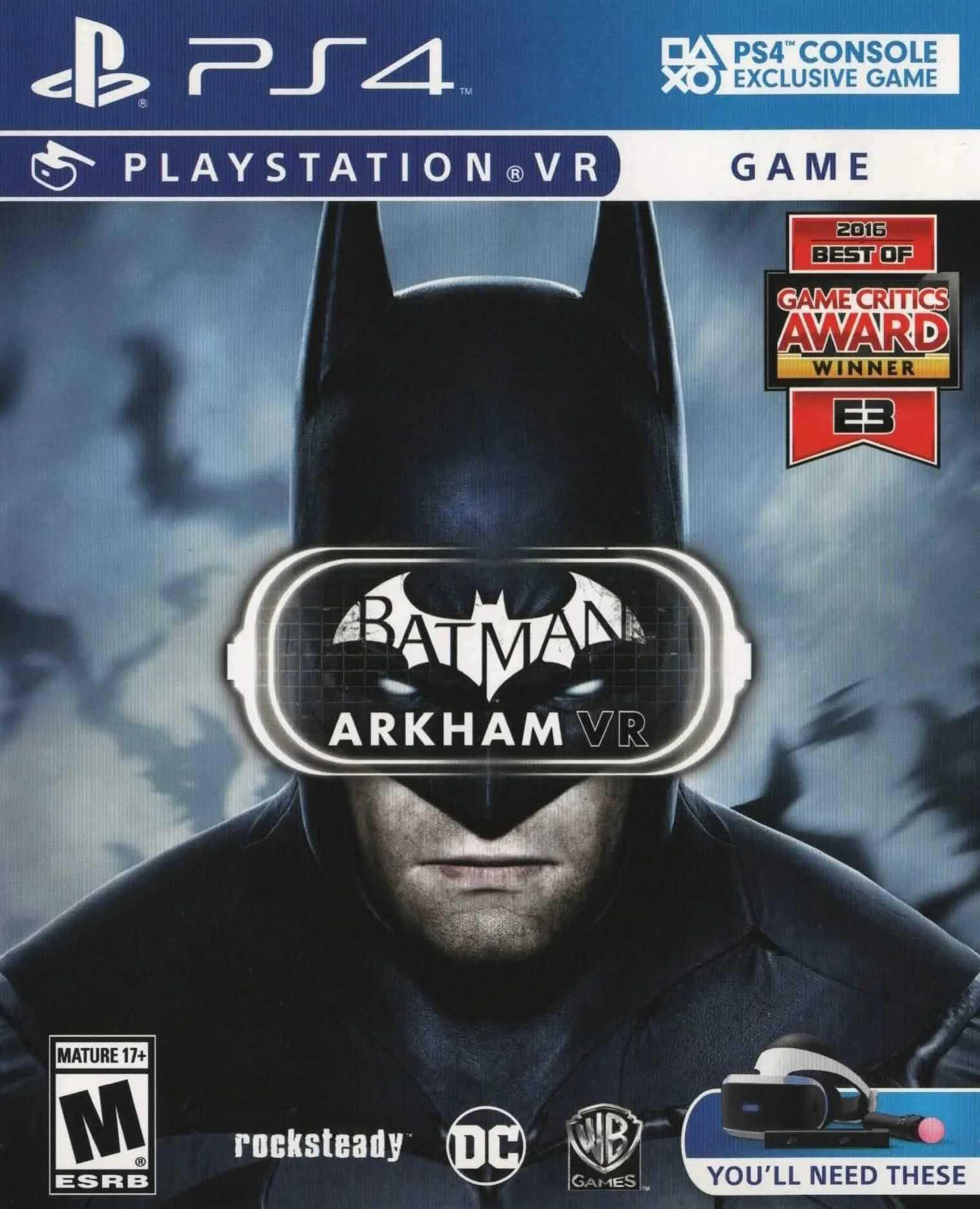 Batman: Arkham VR (PS4) developed by Rocksteady Studios and published by Warner Bros. Interactive Entertainment 

#batmanarkham #batmanfan #ps4games #playstationgamer #videogamecollection