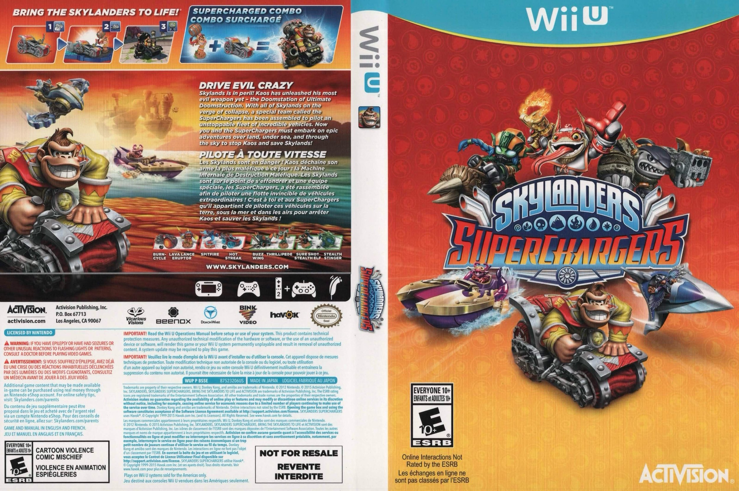 Skylanders: SuperChargers (Wii U) developed by Vicarious Visions &amp; Beenox and published by Activision 

#skylanders #nintendowiiu #wiiugames #nintendogamer #videogamecollection
