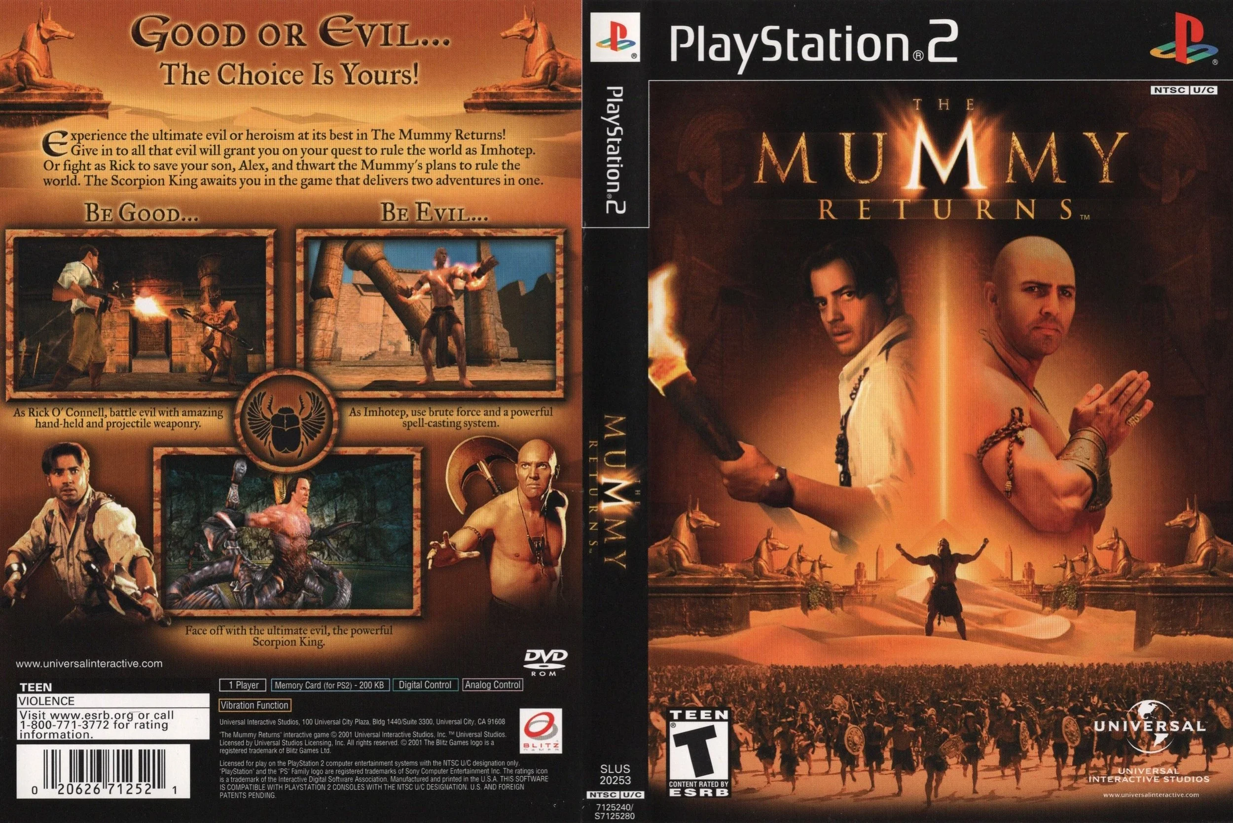 The Mummy Returns (PS2) developed by Blitz Games and published by Universal Interactive 

#themummyreturns #playstation2 #ps2games #playstationgamer #videogamecollection