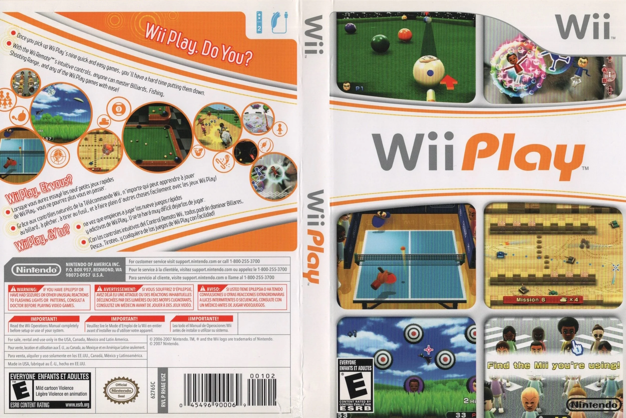 Wii Play (Wii) developed by Nintendo EAD and published by Nintendo 

#wiiplay #nintendowii #wiigames #nintendogames #videogamecollection