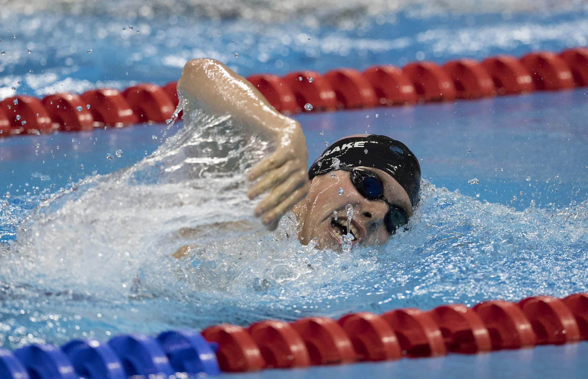 USA's Tharon Drake 400m freestyle, Rio 2016 