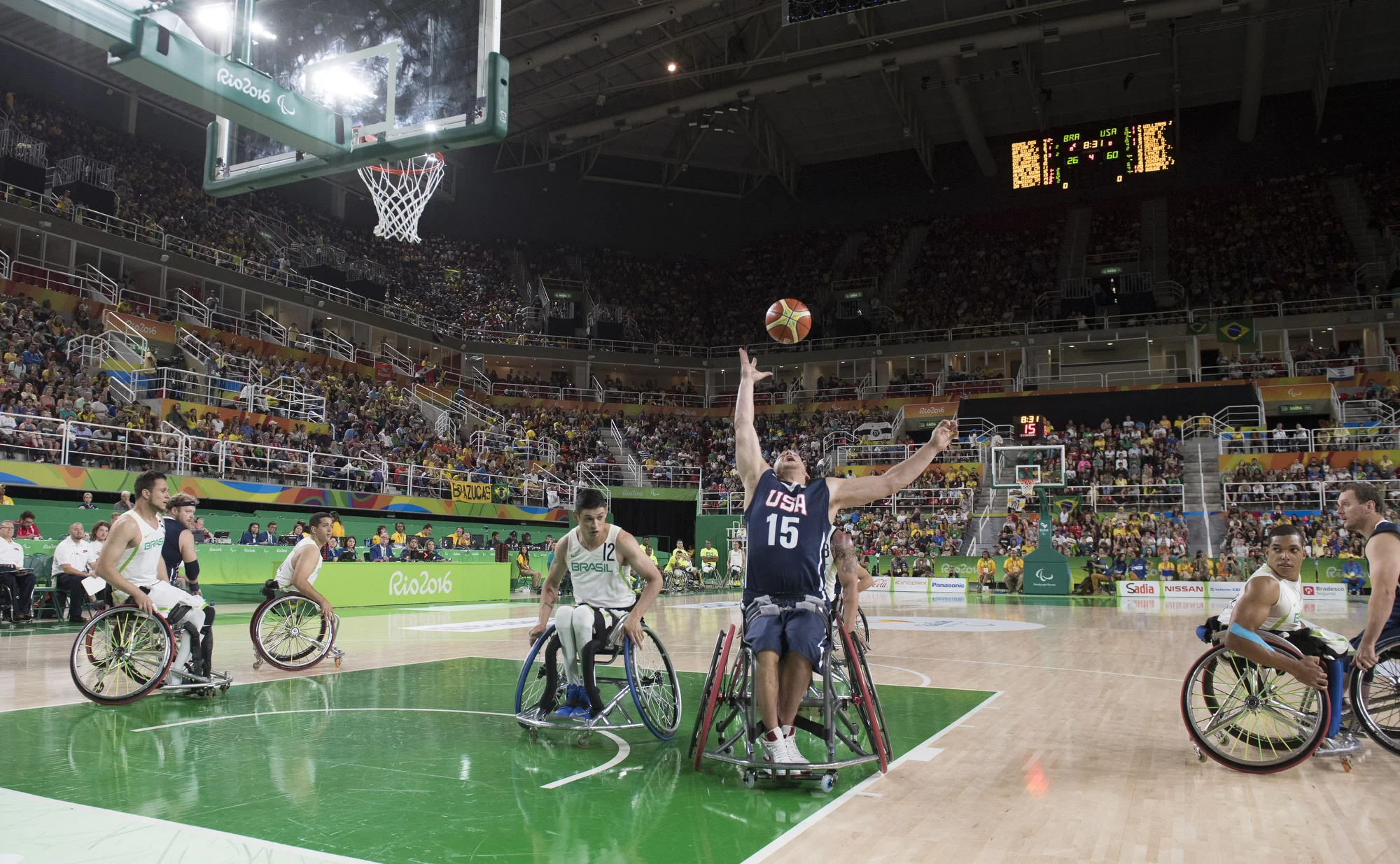USA vs. Brazil men's basketball, Rio 2016 