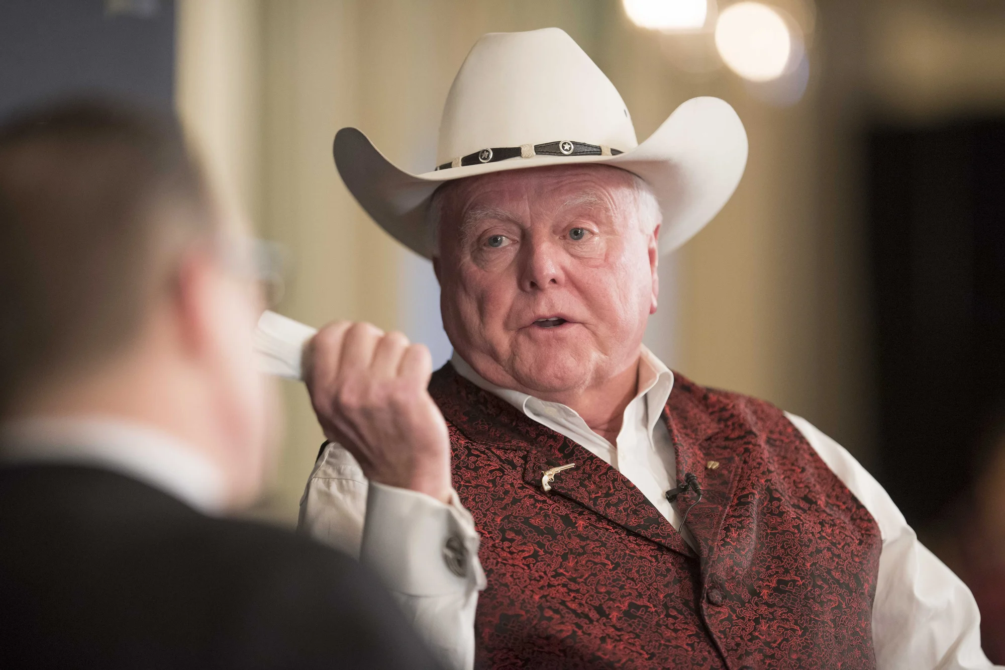 Ag Commissioner Sid Miller with Evan Smith