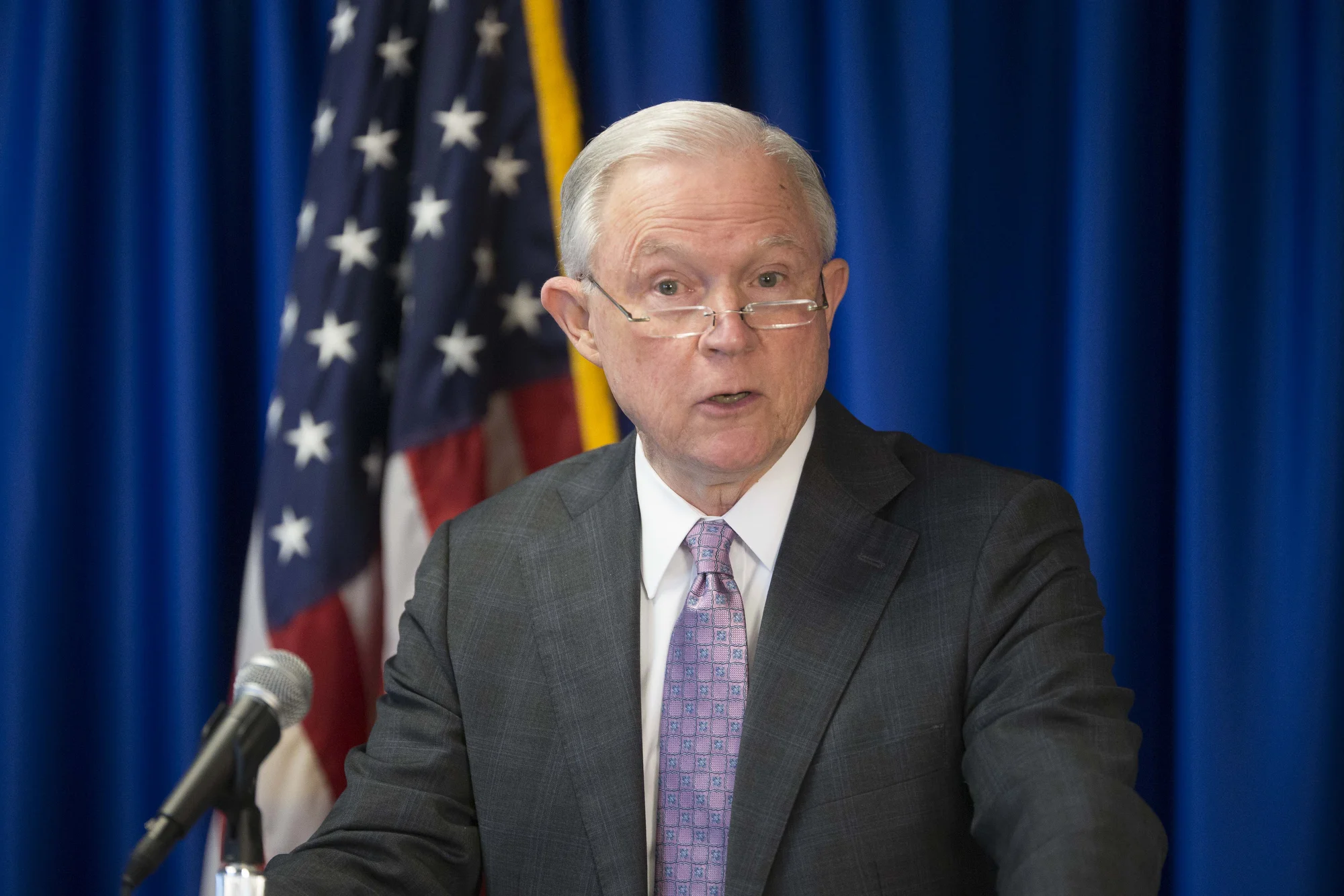 U.S. Attorney General Jeff Sessions visits Austin
