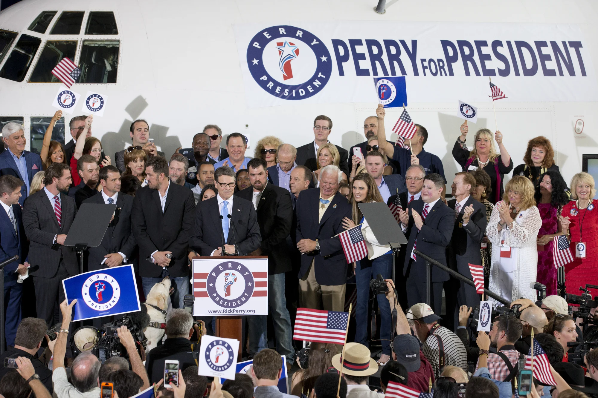 Rick Perry announces a run for President