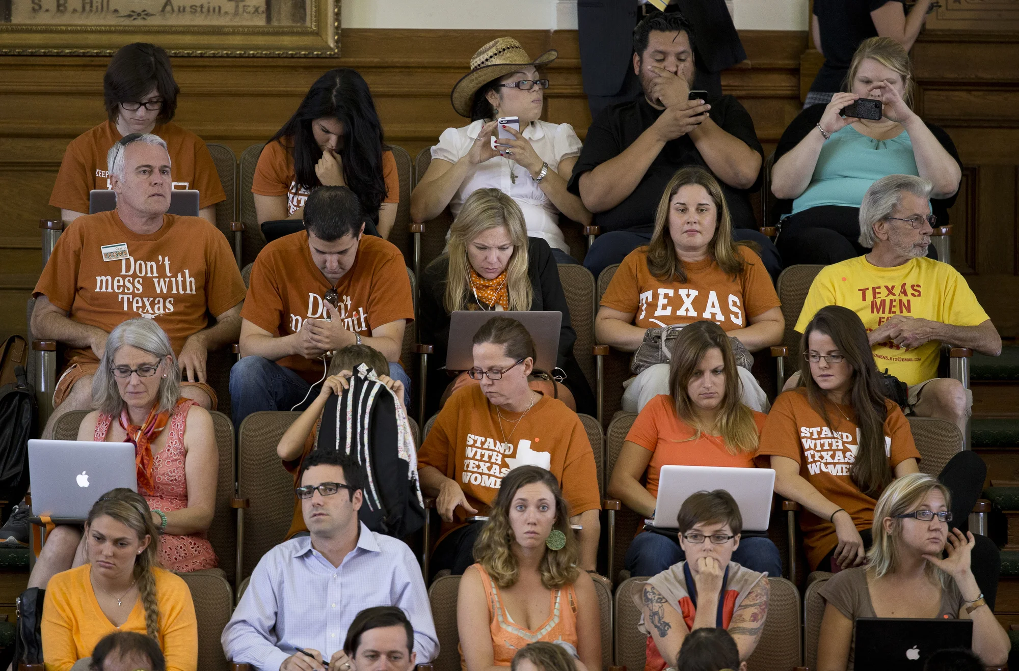 Senate gallery during 2013 filibuster