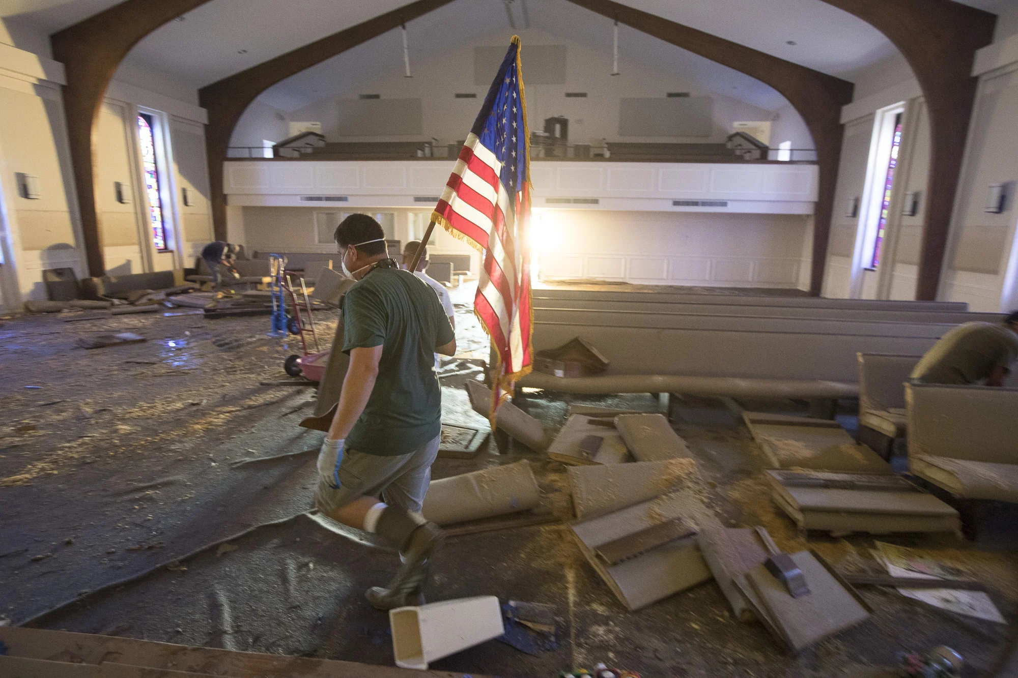 Hurricane Harvey damage, 2017