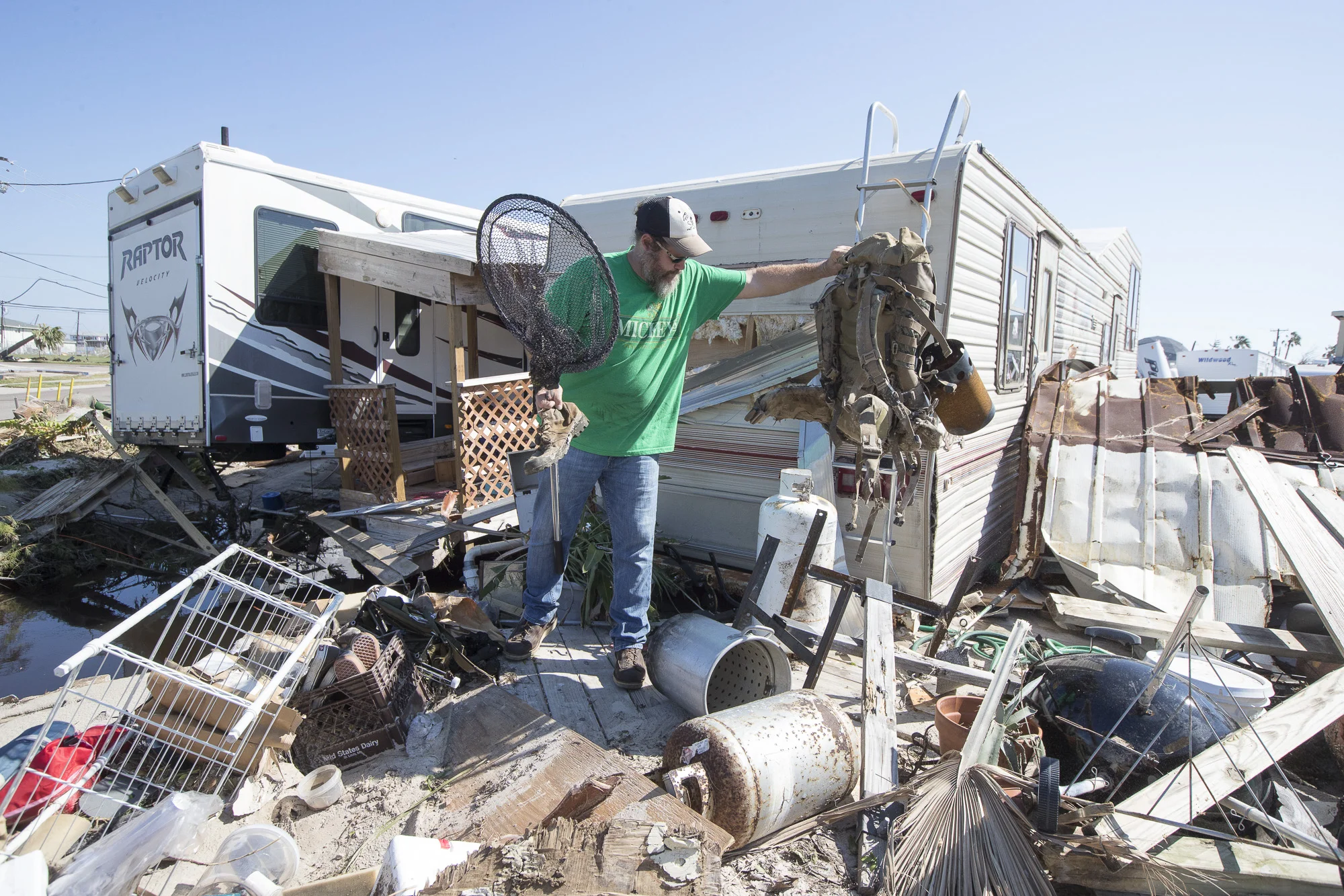 Hurricane Harvey damage, 2017