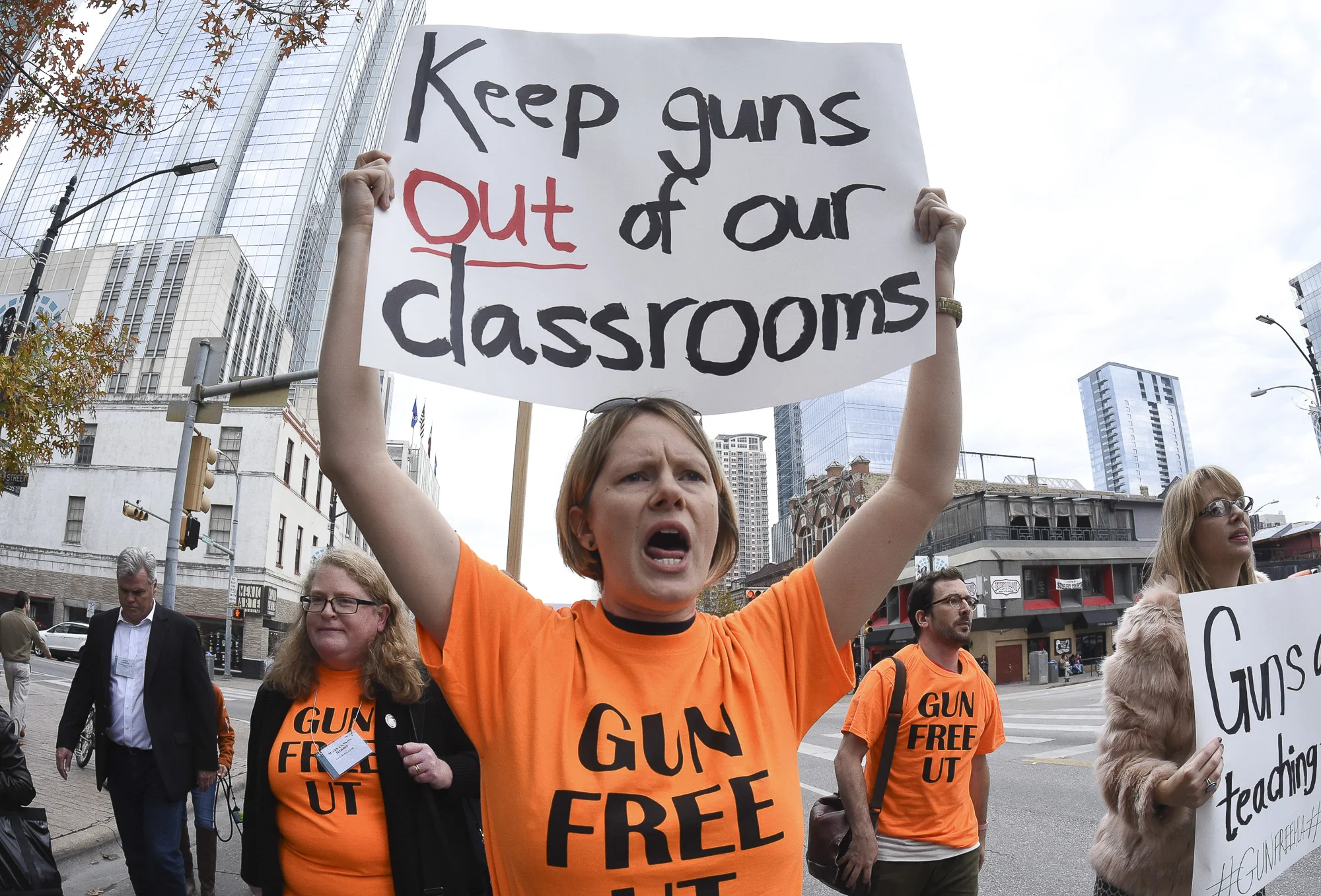Gun control advocates march