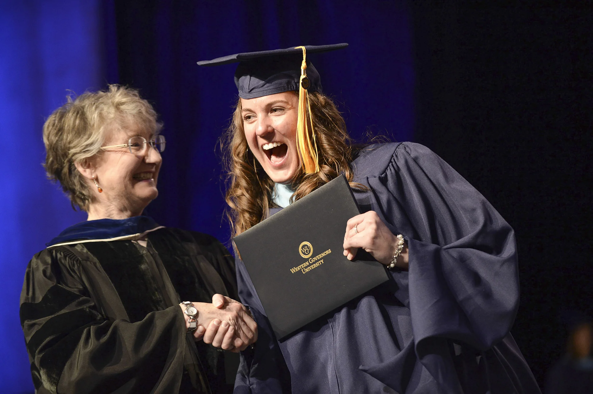 Online University graduation, 2016