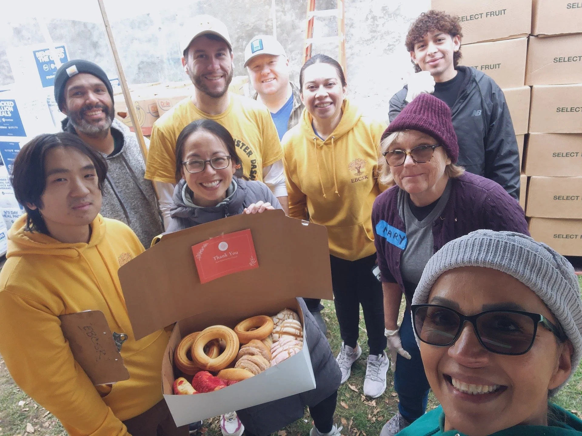 Week in and week out, the East Boston Community Soup Kitchen pours countless hours into caring for our food-insecure and unhoused neighbors. From hauling 50lb bags of carrots to sorting potatoes, organizing, making sandwiches, cleaning, offering hair