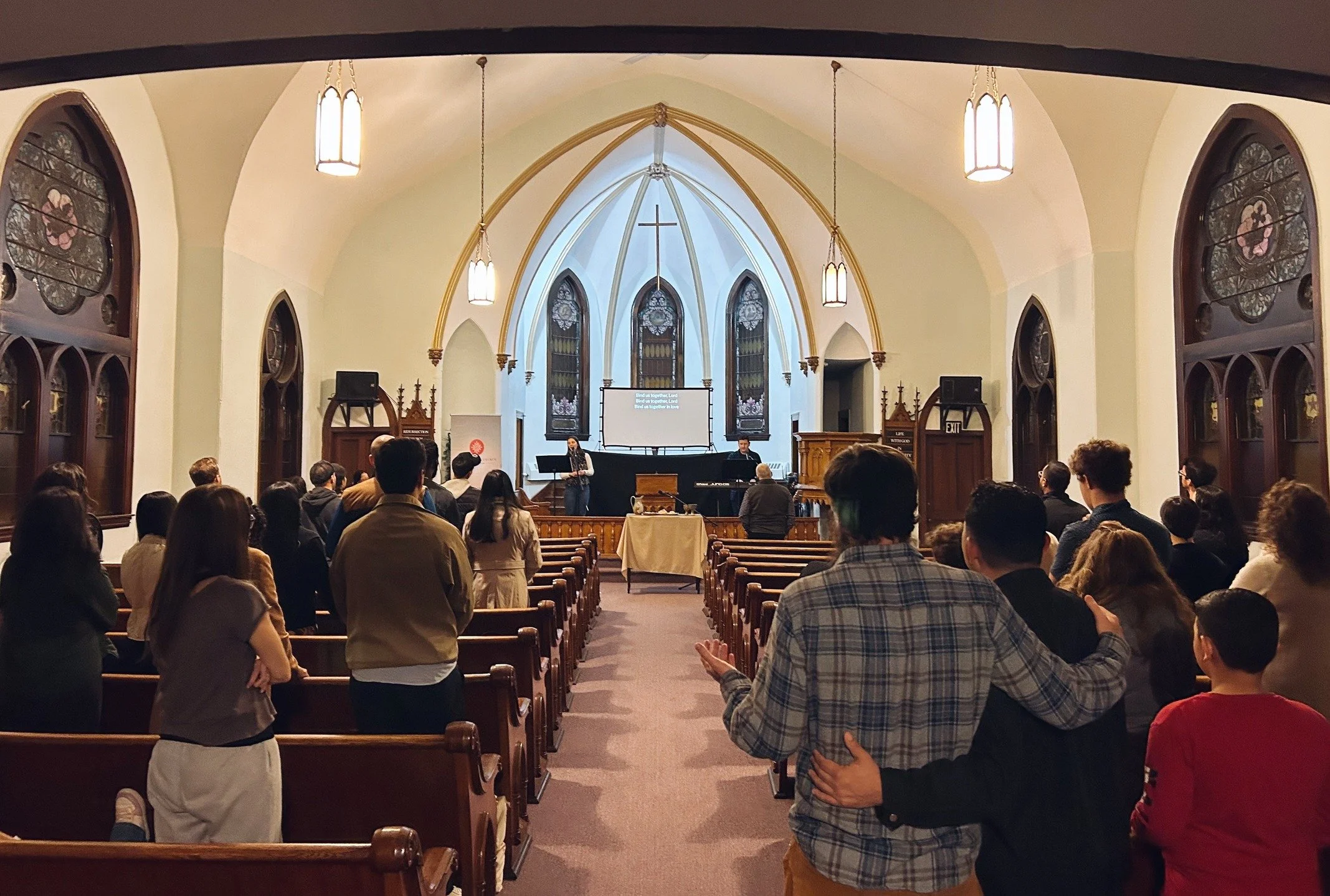 Grateful for the gift of koinonia fellowship - a togetherness that advances the Gospel, shares in God's deep grace, crosses divides by the power of the Spirit, bears each other's sufferings, and gives generously and joyfully. God, deepen what You&rsq