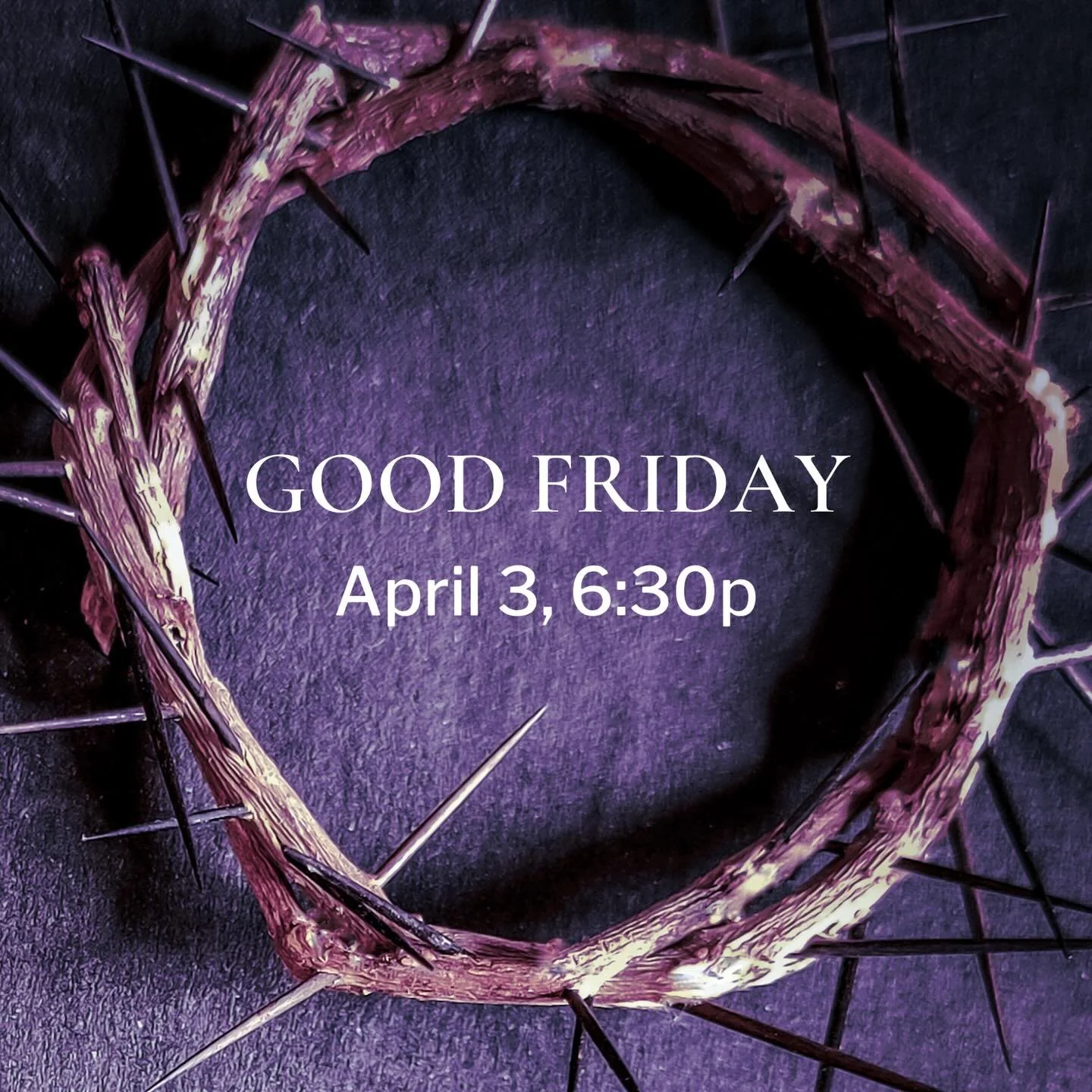 Good Friday is one of the most sacred and solemn days in the Christian year. Join us as we behold the cross and worship Jesus together with our host church, Central Community Church. Tonight at 6:30p, 50 Bennington Street.

Please note that we are un