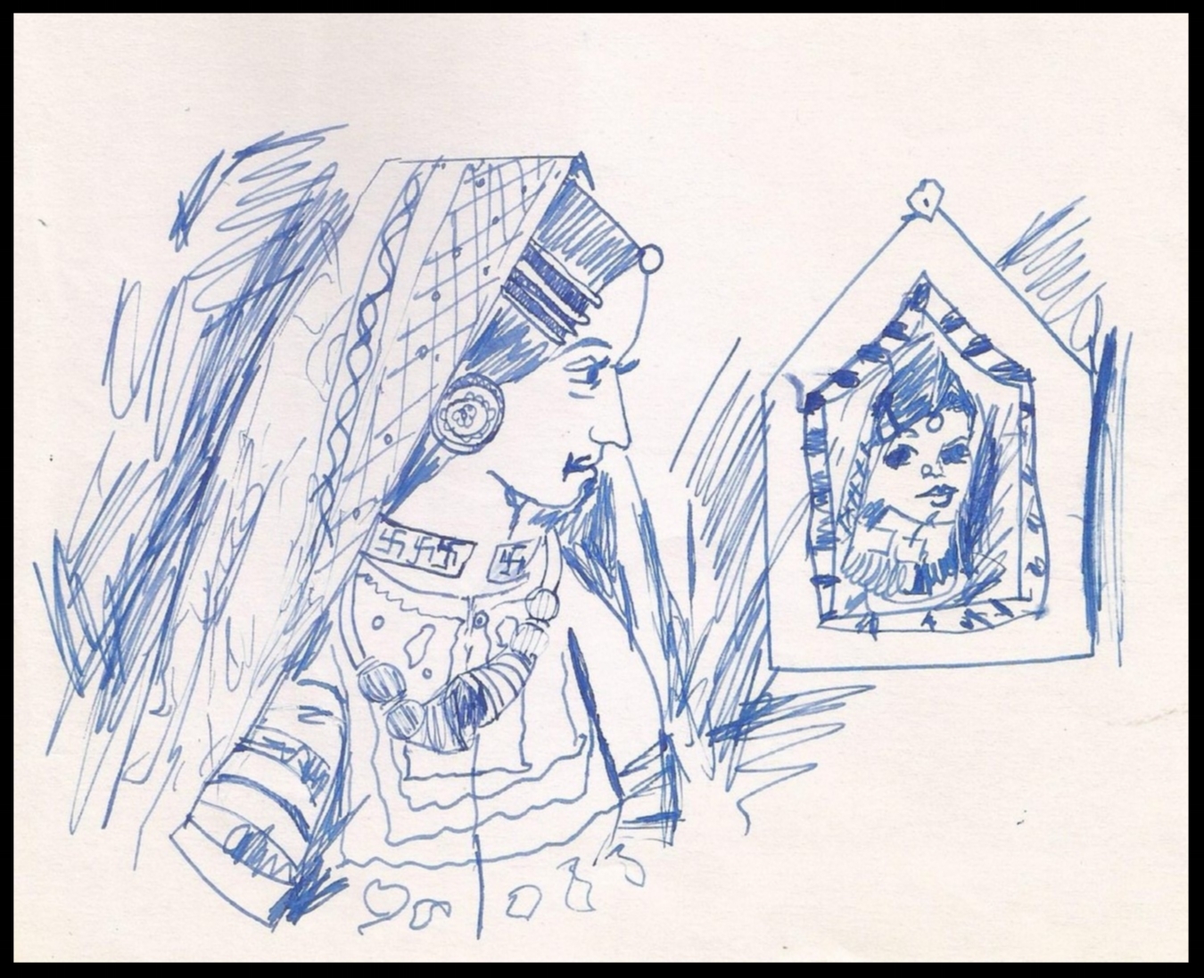 Ink on paper