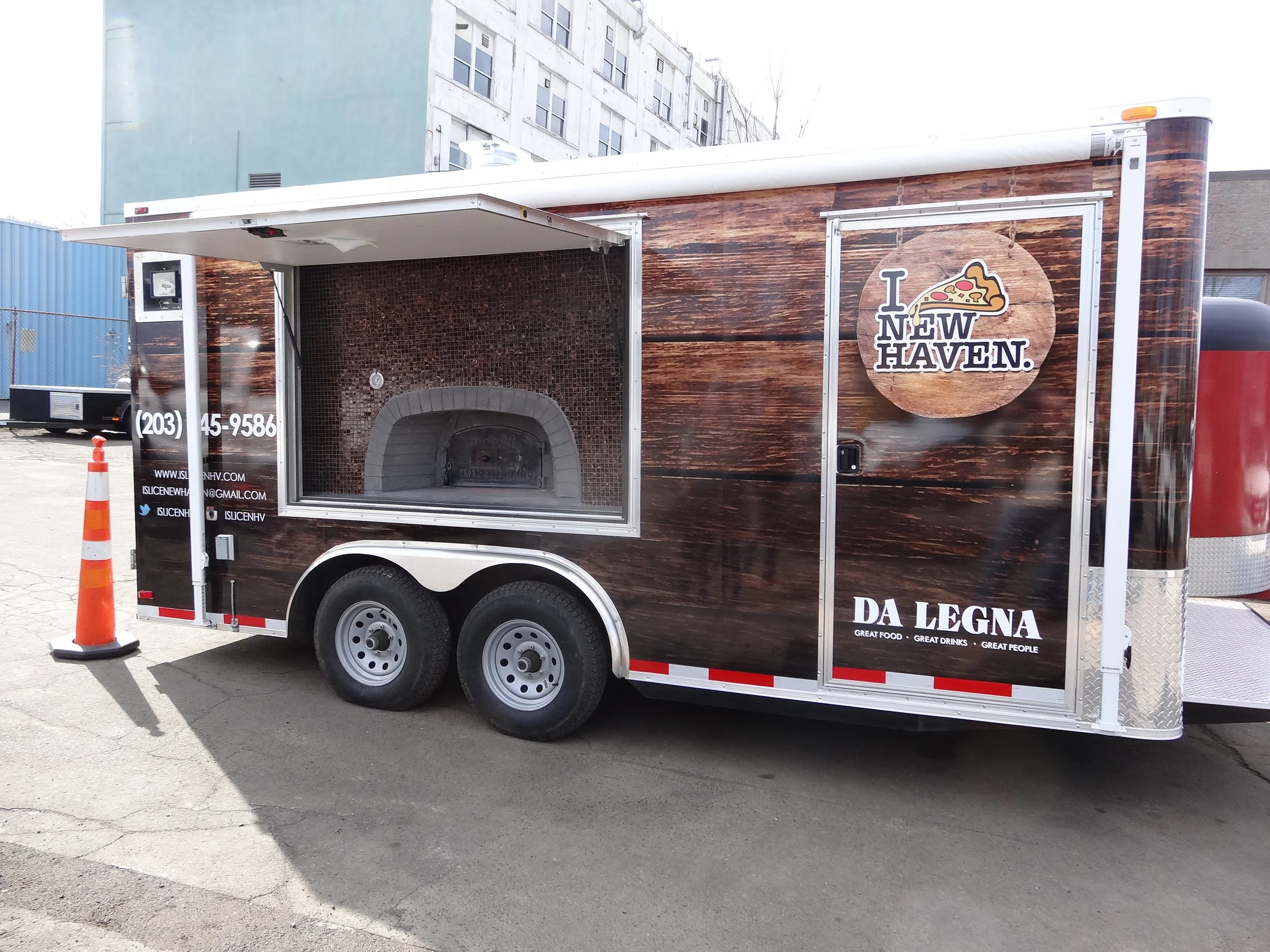 Storage Space with Outside Oven