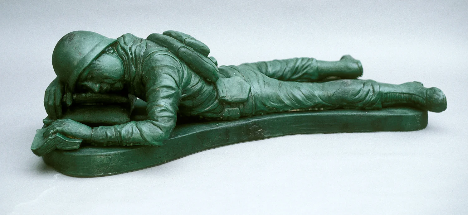 ARMY MAN NAPPING