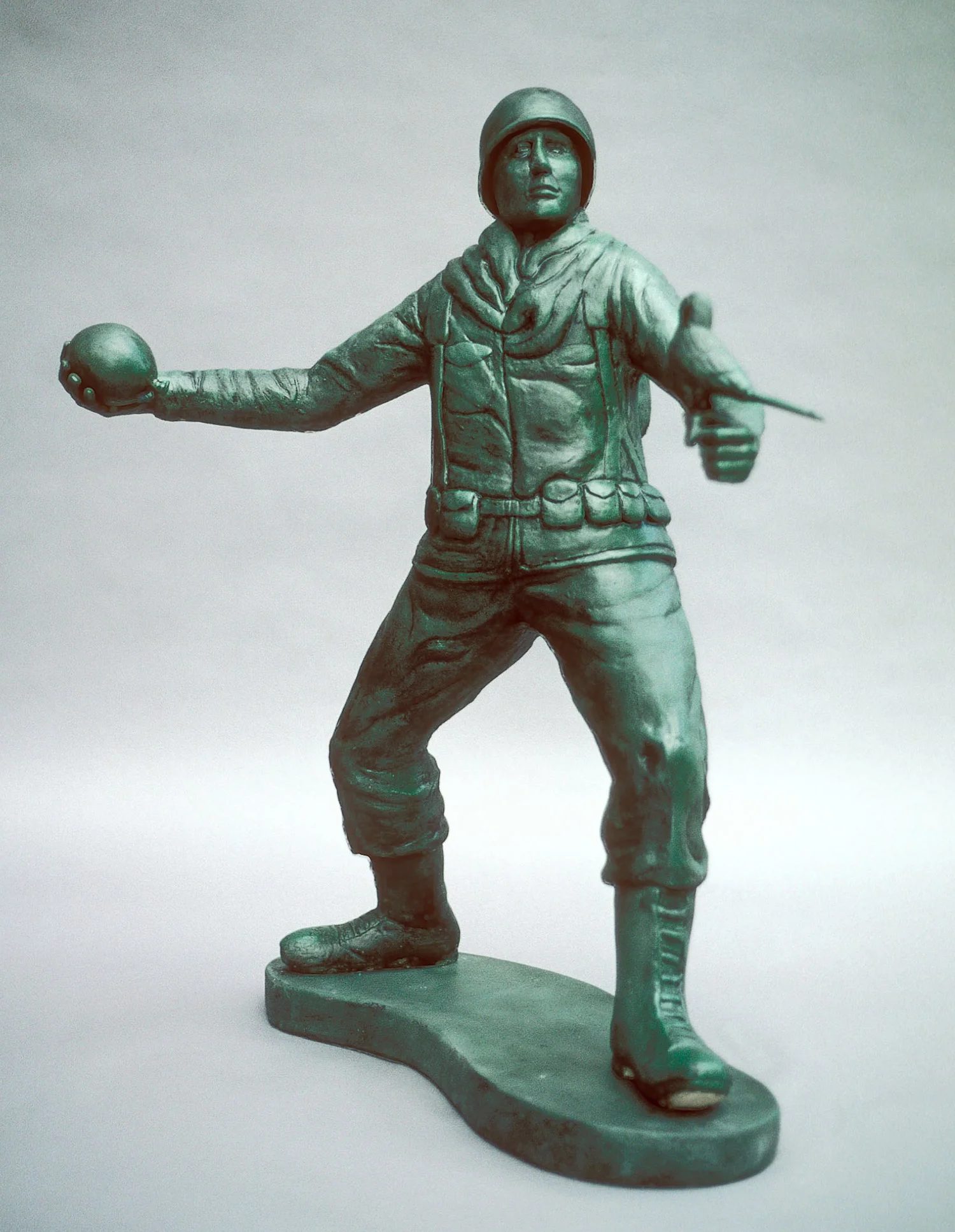 ARMY MAN WITH WATER BALLOONS