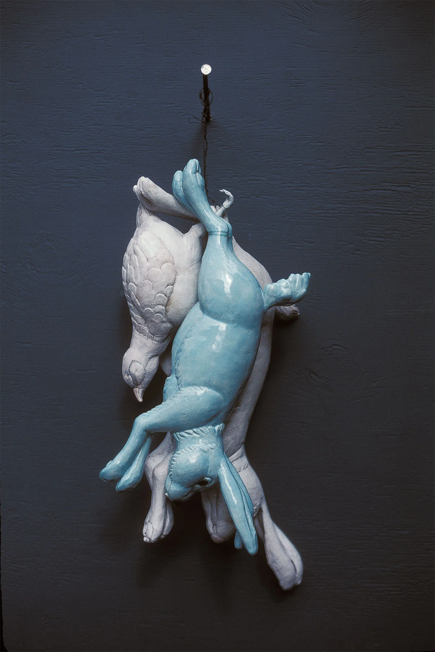 STILL LIFE WITH BLUE BUNNY