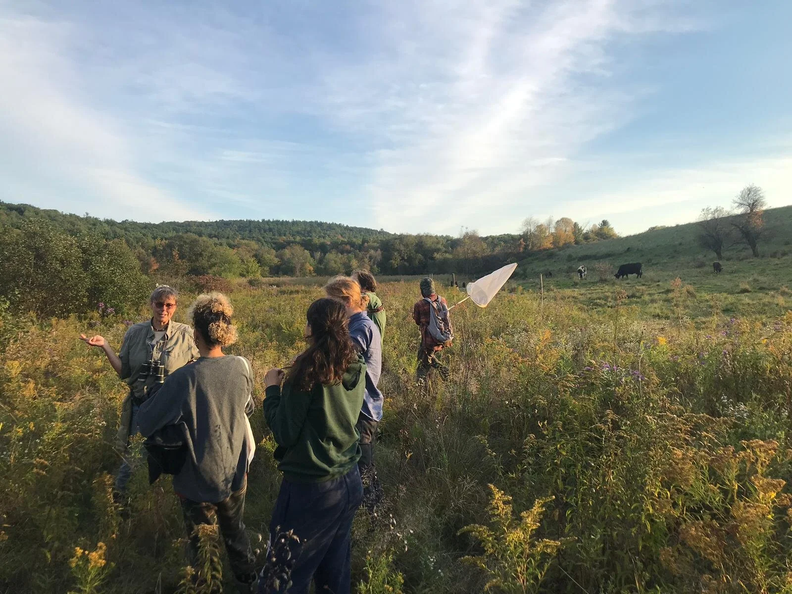 Fall Scenes: Walking in wonder with Farmscape Ecology directors Claudia Knab Vispo and Conrad Vispo.