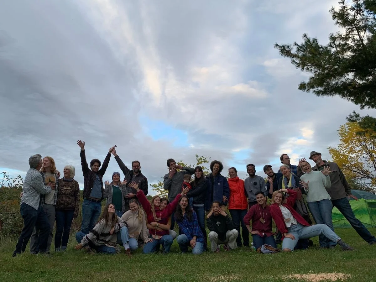 Cohort 2019 with friends and family celebrating the joy of being together at Place Corps.
