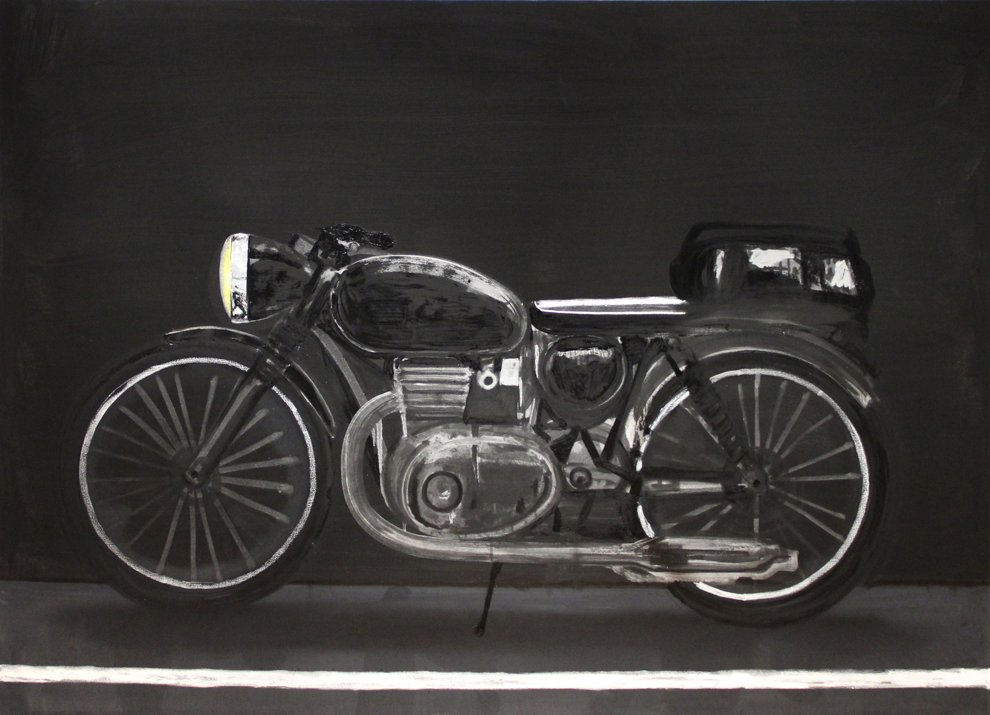 Bonneville - Oil on Canvas, 2017-2018 - 71x98½ in.