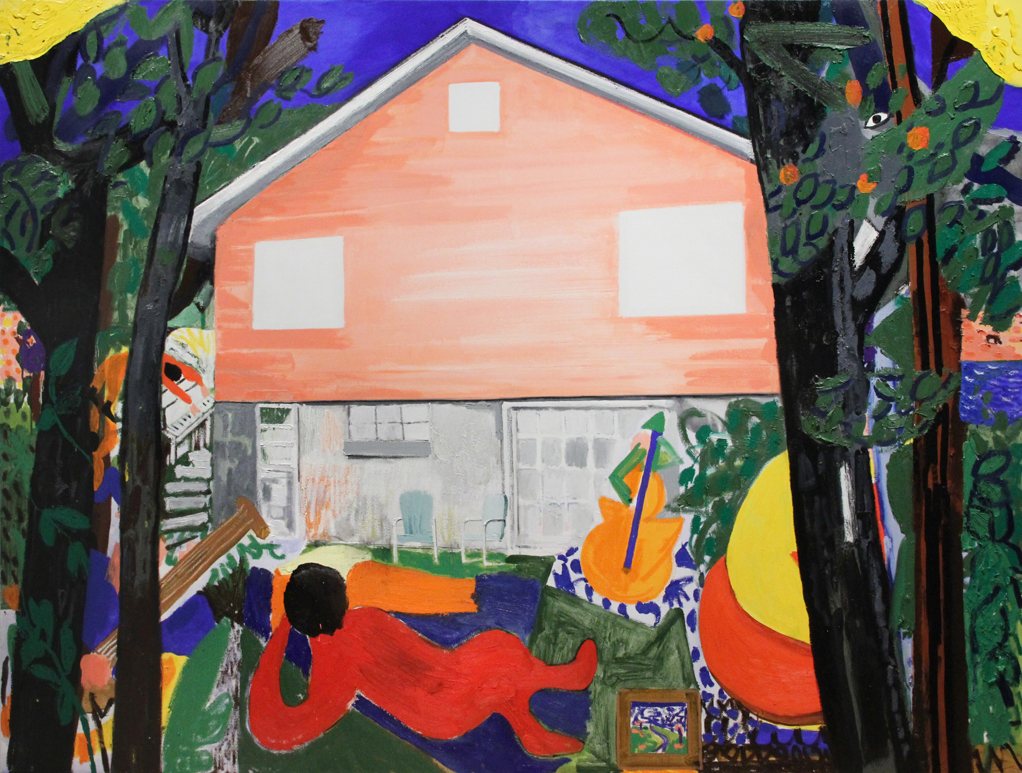 Big Pink - Oil on Canvas, 2018 - 72x96 in.