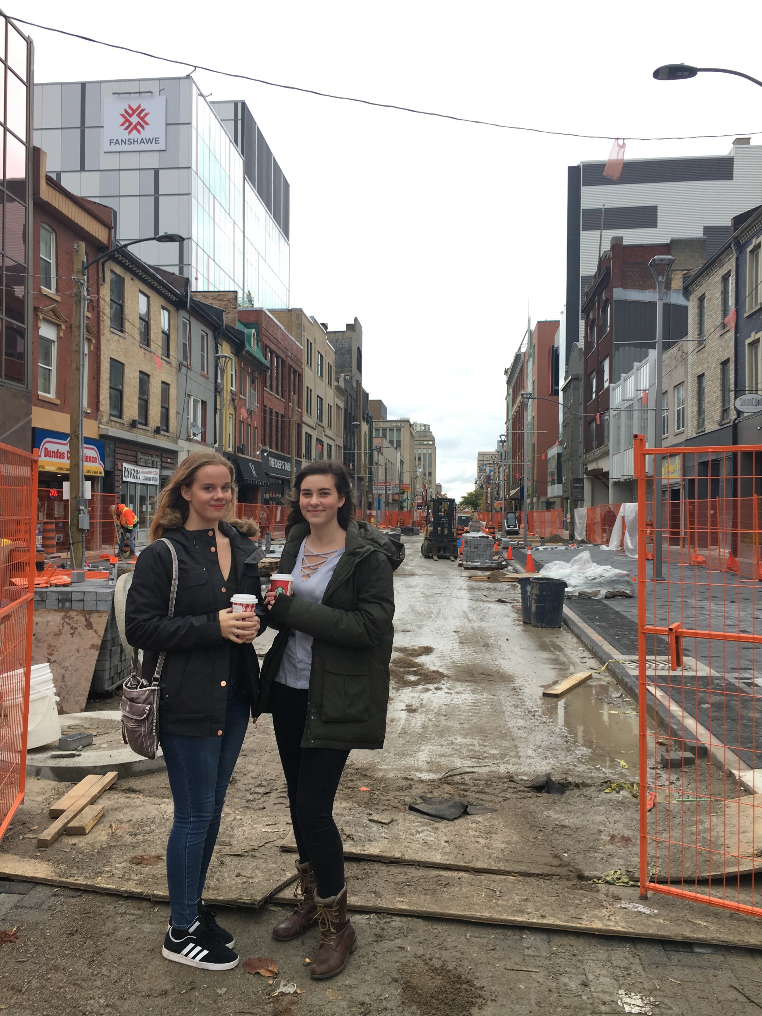 Jenn & Emily checked out the progress on Dundas Street recently in London. We love the move to create ‘Dundas Place’ in the downtown core!
