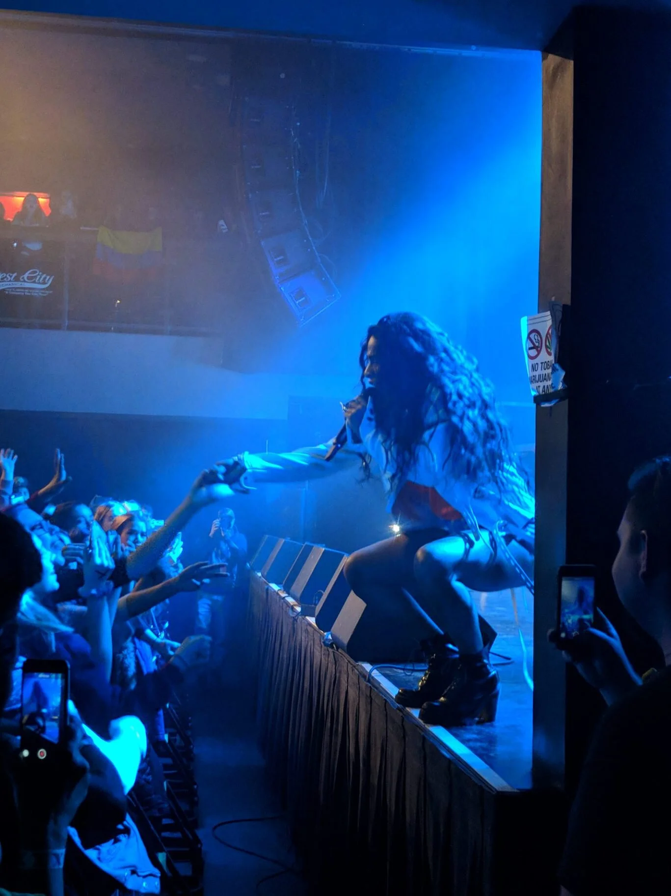 Jessie Reyez on stage at the London Music Hall in London, Ontario, in November 2018.Photo by Emily Stage of young &amp; free press.