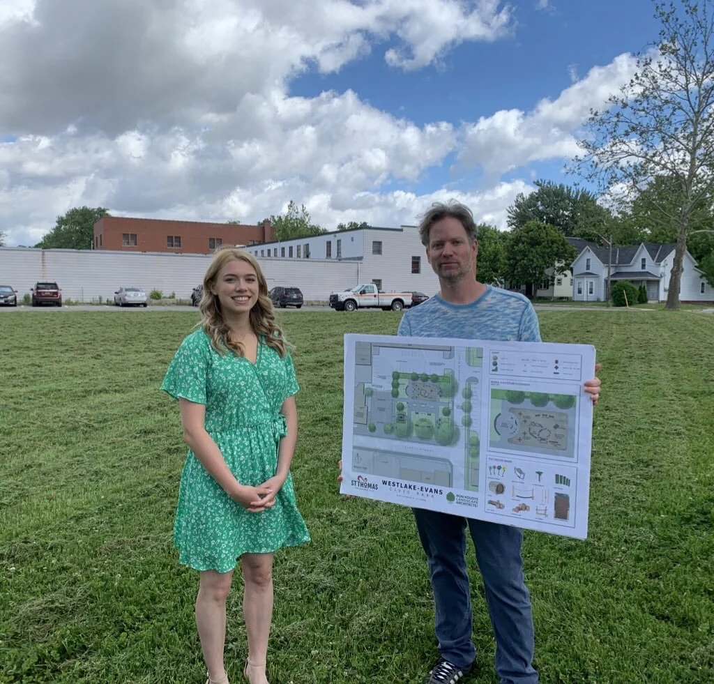 Presenting the Westlake-Evans Civic Park and ‘Track to the Future’ Mural Project