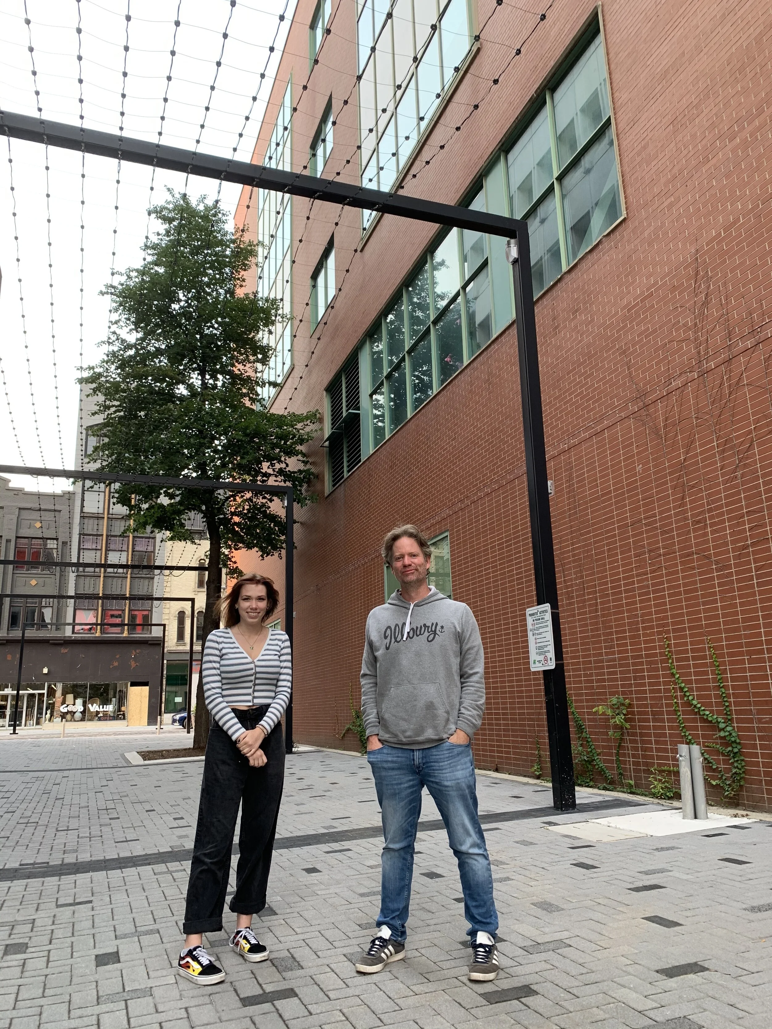 Murals in Market Lane! Welcome to the Forest City Playground