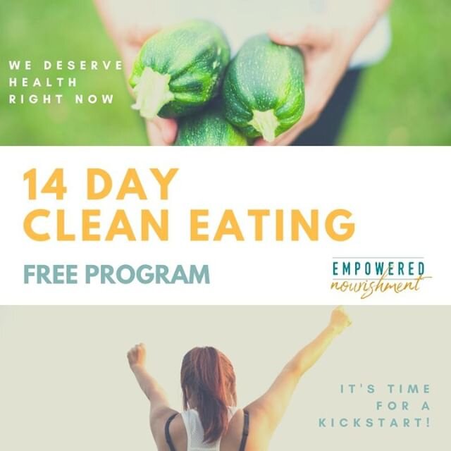 Starting Monday, April 27th! ⁠
⁠
I want to create a supportive and positive space for people to maintain healthy nutrition and lifestyle habits during this crazy time. So this 14-Day Clean Eating Program is FREE this month. ⁠
⁠
So many supportive com