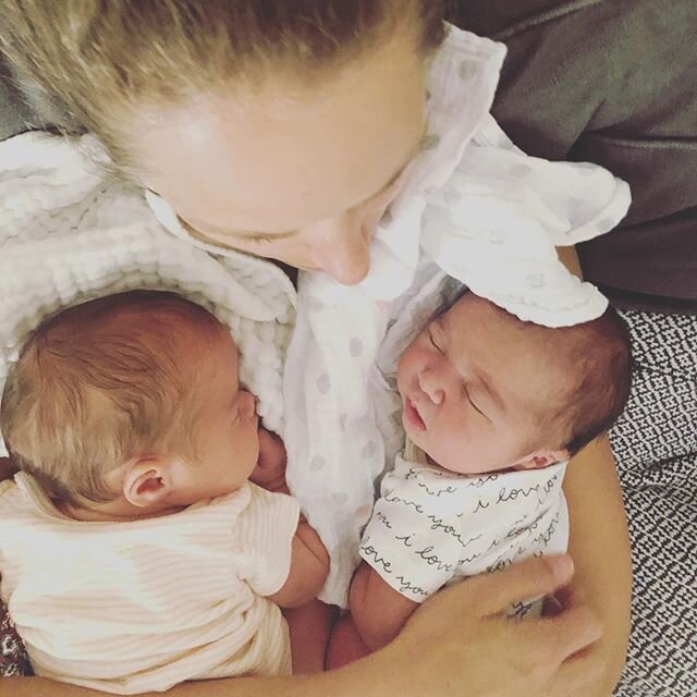 One week ago these babies came into the world. I&rsquo;m overwhelmed with the love I feel for them and my husband, who I love even more than I thought possible as I watch him with our baby girls 💕 .
Mike and I tried to start a family for 6 years. Af
