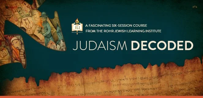 New Course: Judaism Decoded!