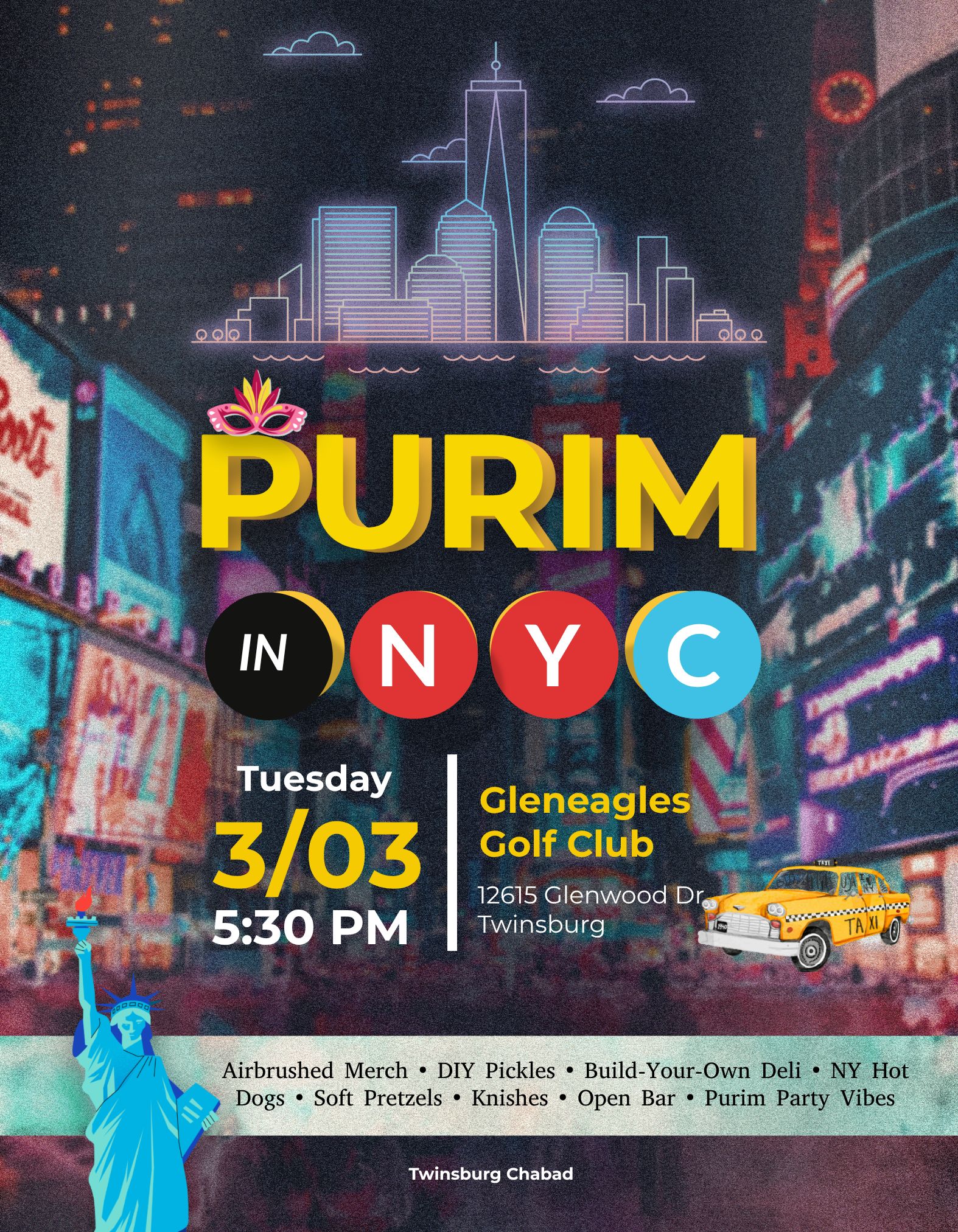 PURIM—NEW YORK CITY STYLE!