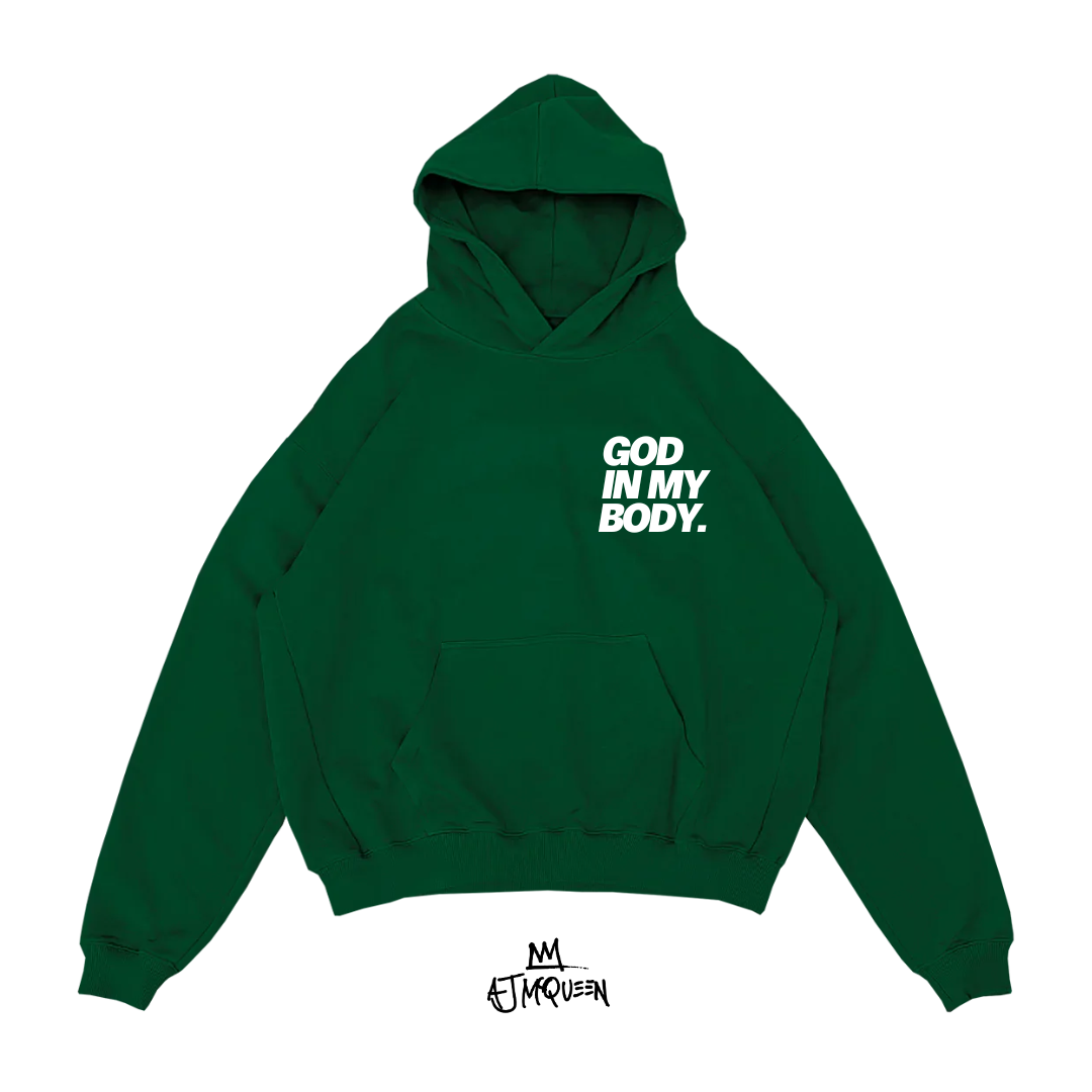 God In My Body Hoodie (Green)