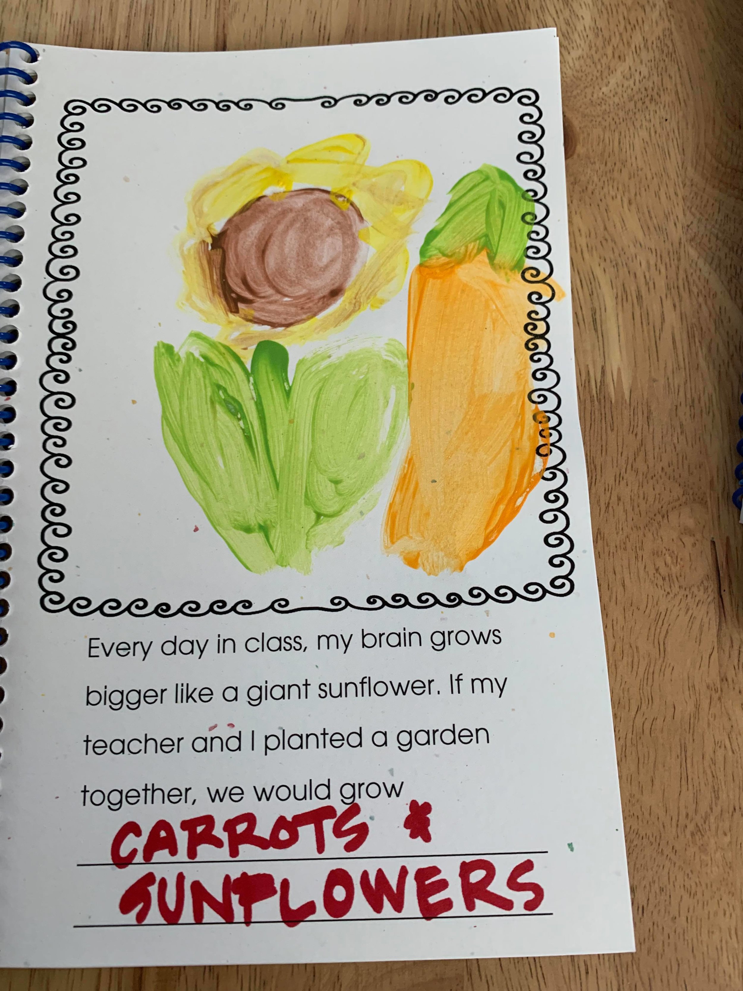 Carrots and Sunflowers