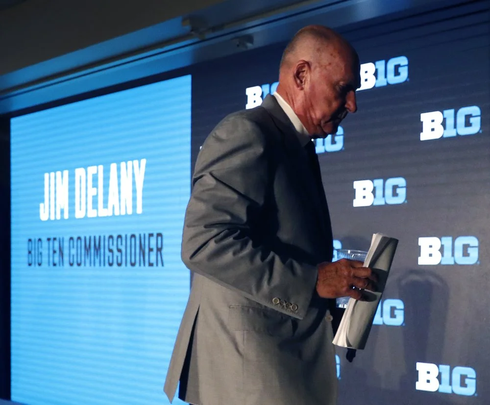 Big Ten’s Delany says old mistakes to blame for college woes