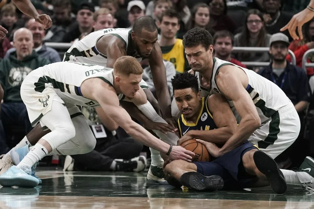 Bucks beat Pacers 117-89, spoil Brogdon’s return