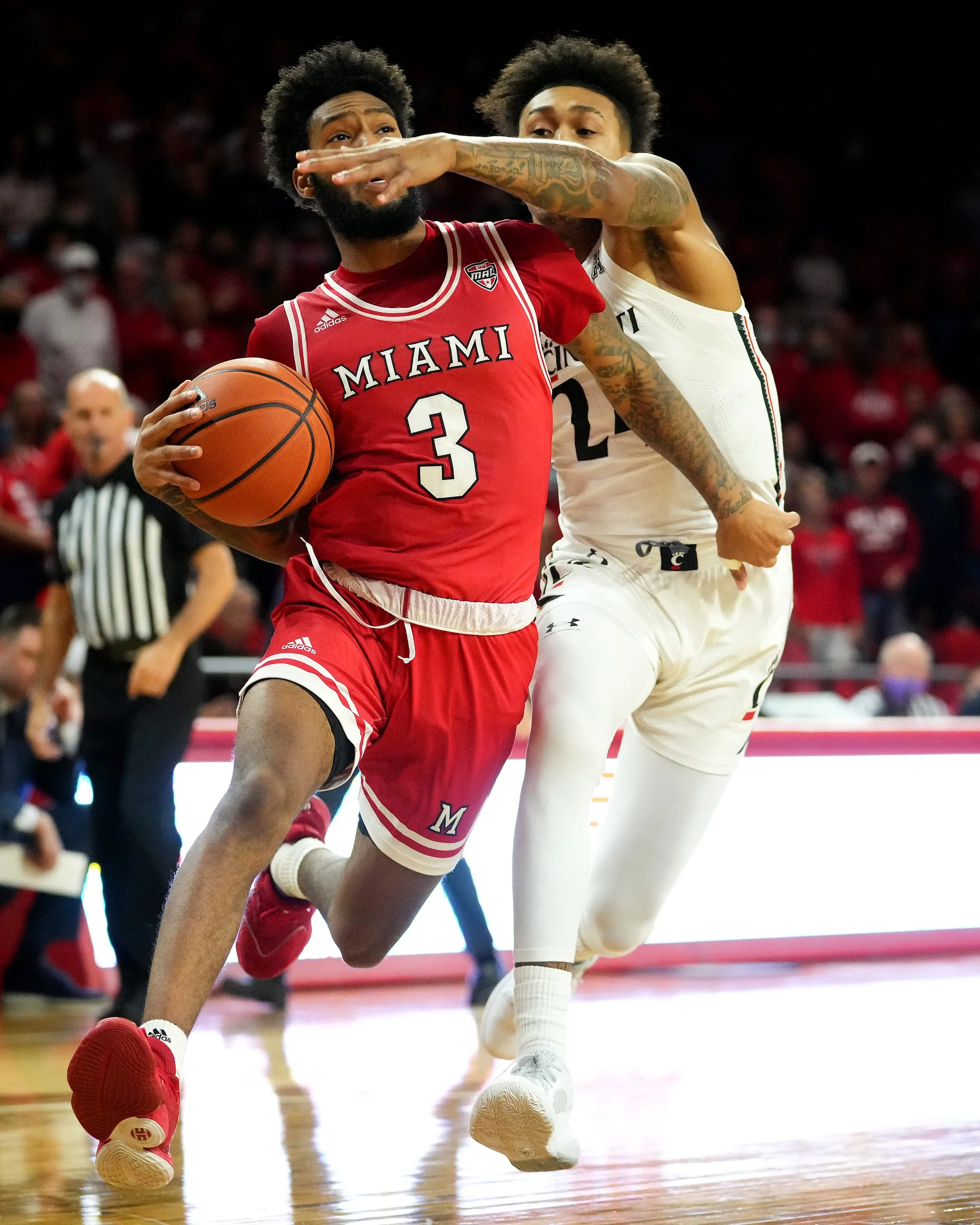 Rivalry renewed: Cincinnati edges RedHawks 59-58 in first meeting in a decade
