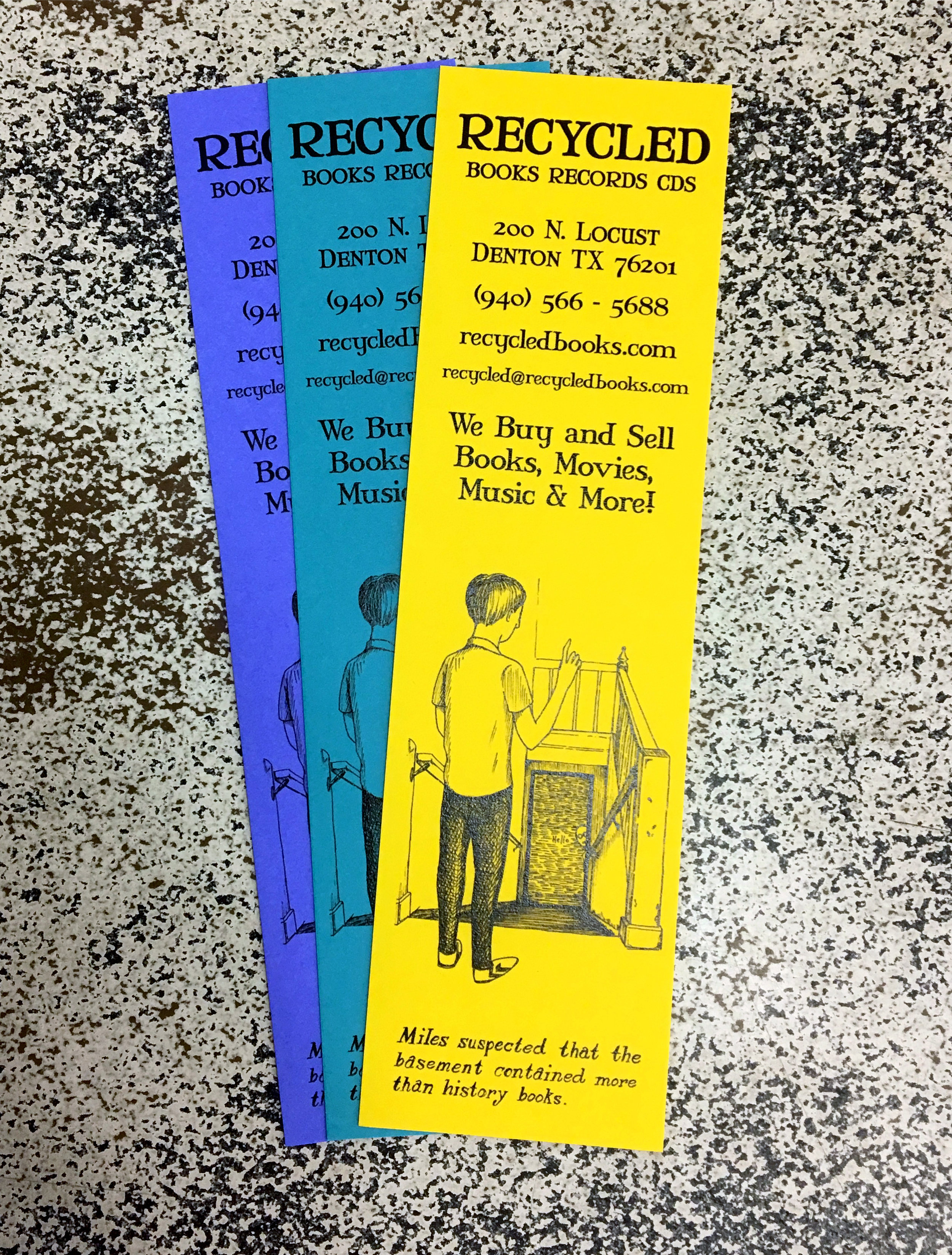  The Basement Bookmark In the style of Edward Gorey, 2017 