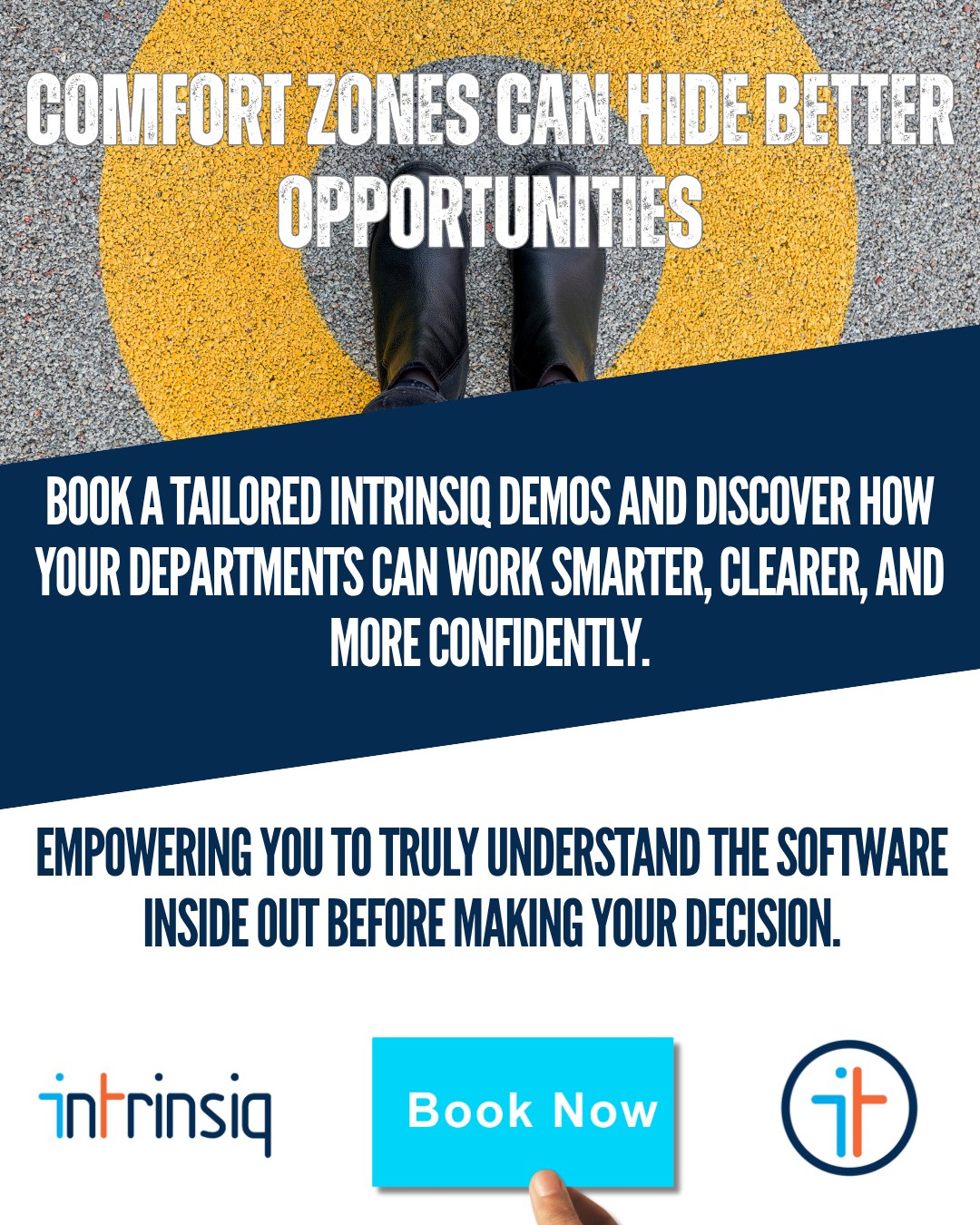 Book a tailored Intrinsiq demos and discover how your departments can work smarter, clearer, and more confidently.