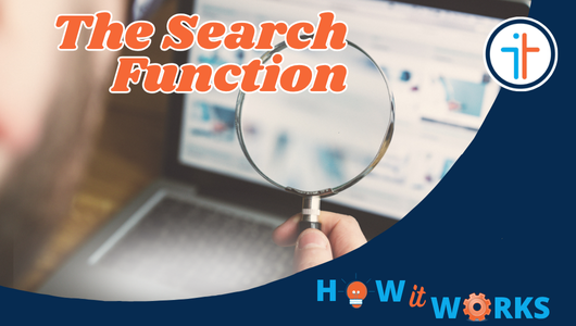 How it Works - The search function
