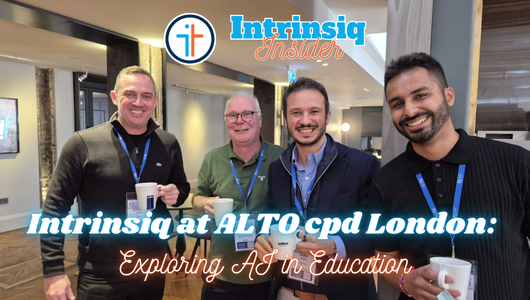 Intrinsiq at ALTO cpd London: Exploring AI in Education