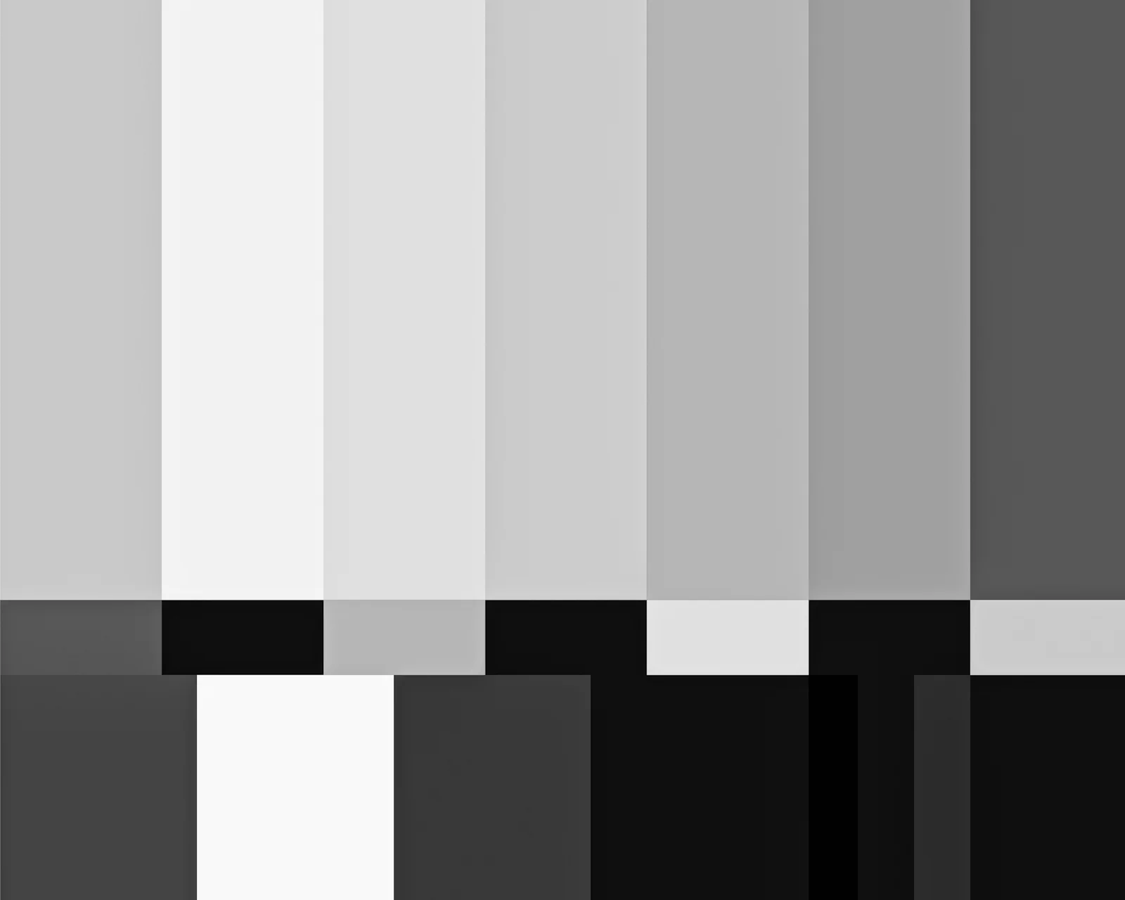 NTSC Color Bars, Gelatin Silver Print, 2010