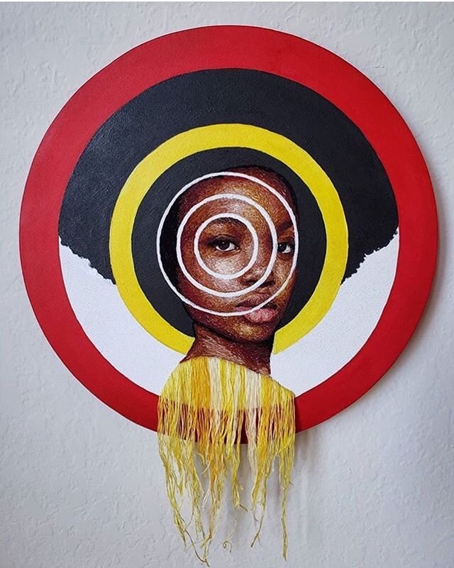 Incredible art by @artyouhungry Nneka Jones. Please check her page to see more of her work. #embroidery #supportblackartists