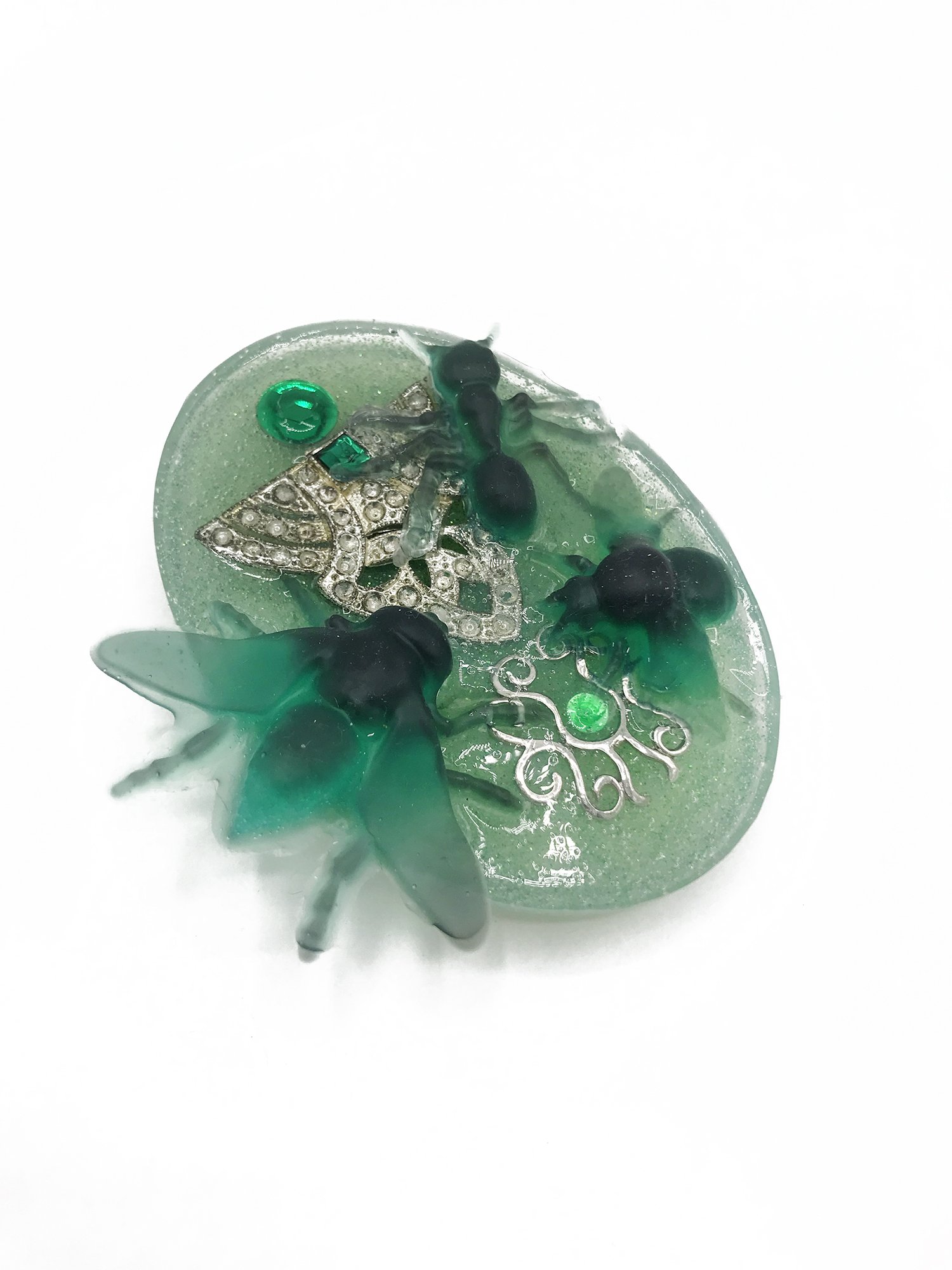 Isabelle Busnell_Brooch_Green Silicone.jpg
