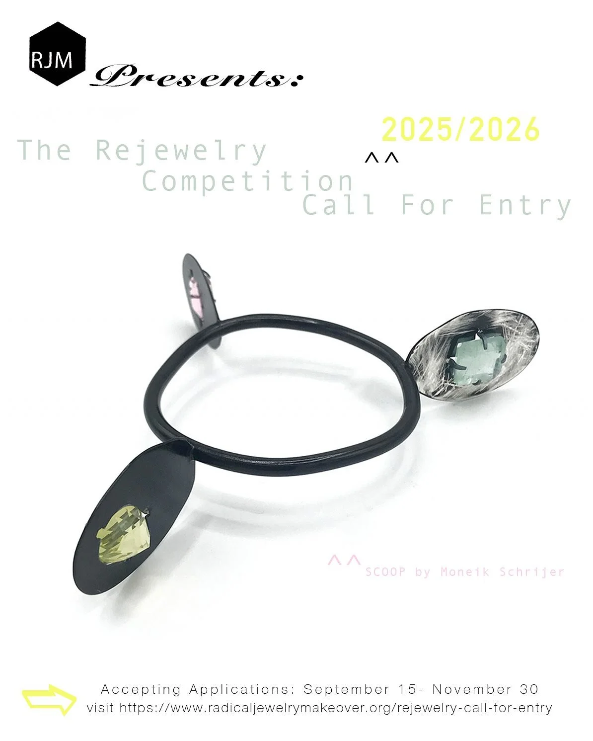 We are accepting applications for the 2026 Rejewelry Competition now until November 30! Learn more at the link in our bio and read on to get clarification on some of our FAQs. 🤓🫵

Here are some of our frequently asked questions for the Call for Ent