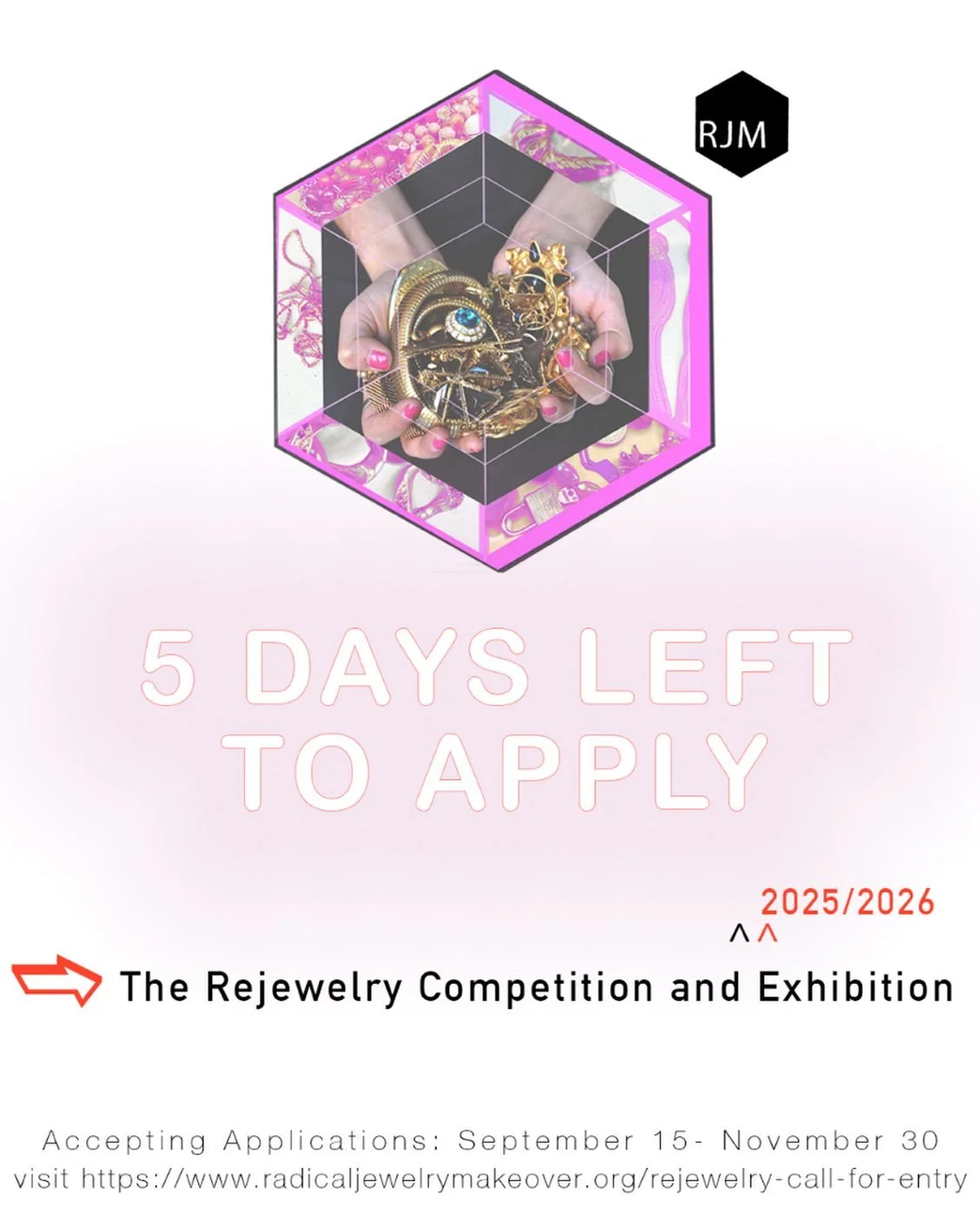 Don&rsquo;t miss the deadline! The 2026 Rejewelry call for entry application period closes on Nov. 30! To learn more about this call check out the link in our bio.

#rejewelrycompetition #sustainablejewelrymovement #radicaljewelrymakeover #ethicaljew