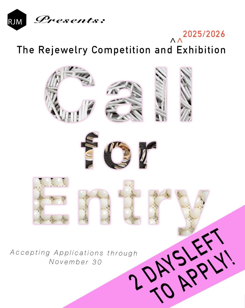 Help us spread the word! Don&rsquo;t miss this deadline! 

Application can be found through the link in our bio! 

#rejewelrycompetition #radicaljewelrymakeover #jewelrylover #sustainablejewelry #callforentry